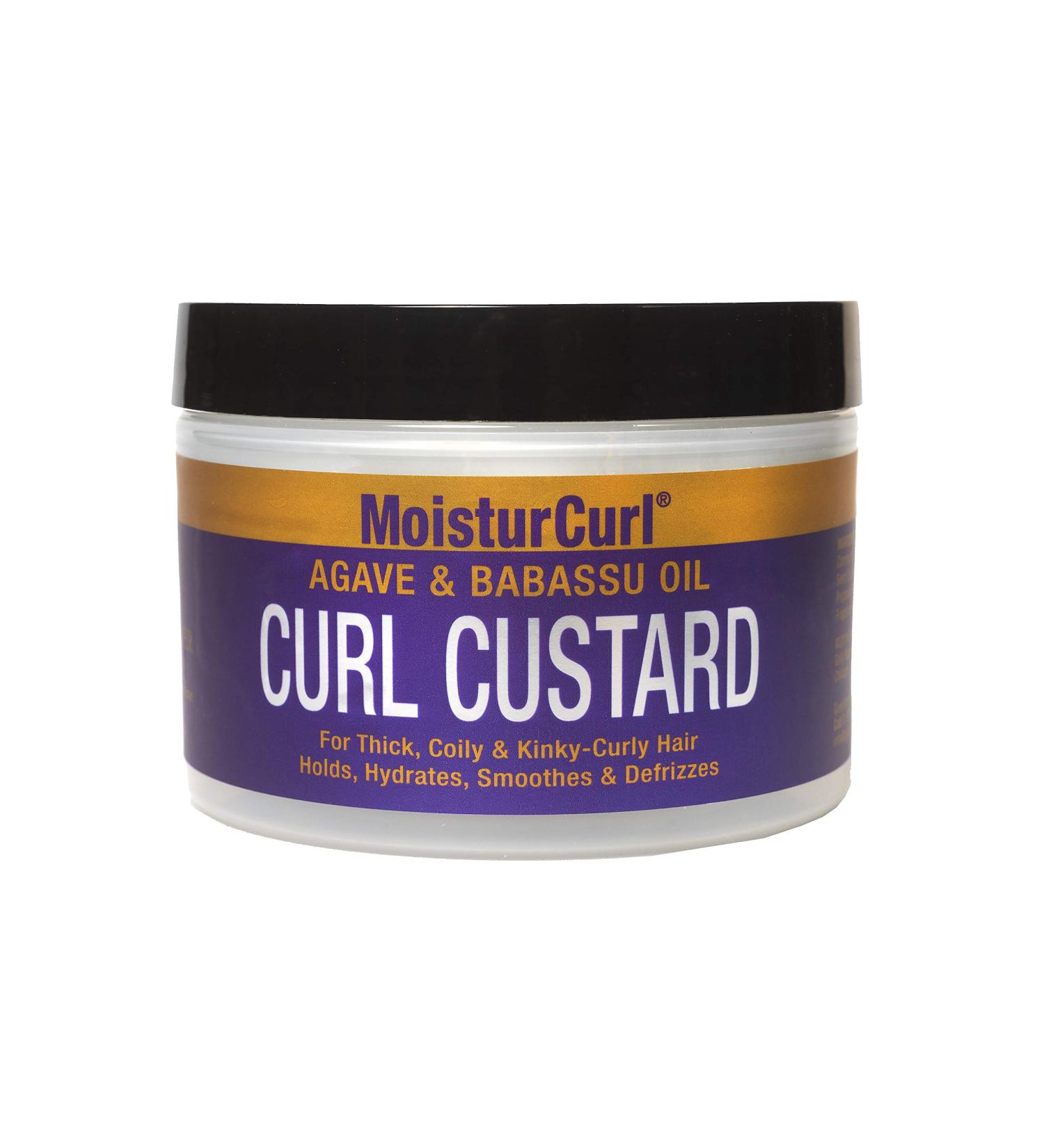 Gold Banner Beauty MOISTURCURL Curl Custard - 8oz | Define Curls Reduce Breakage & De-Frizz | Shine-Enhancing Formula for Twists & Wash & Go Styles | International Shipping Available - Buy Online on GoSupps.com