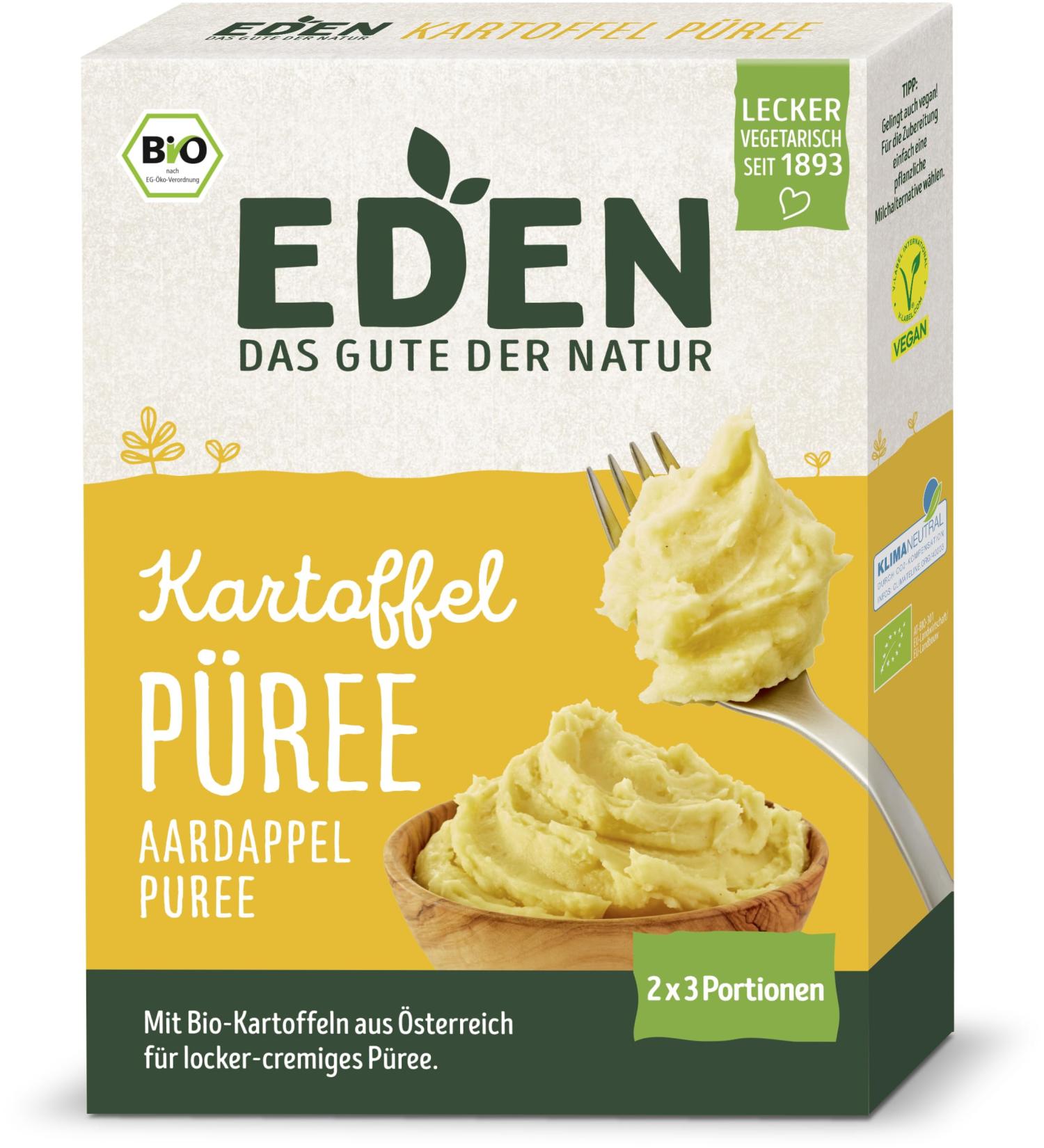 Eden organic potato puree (2 x 160 gr)
