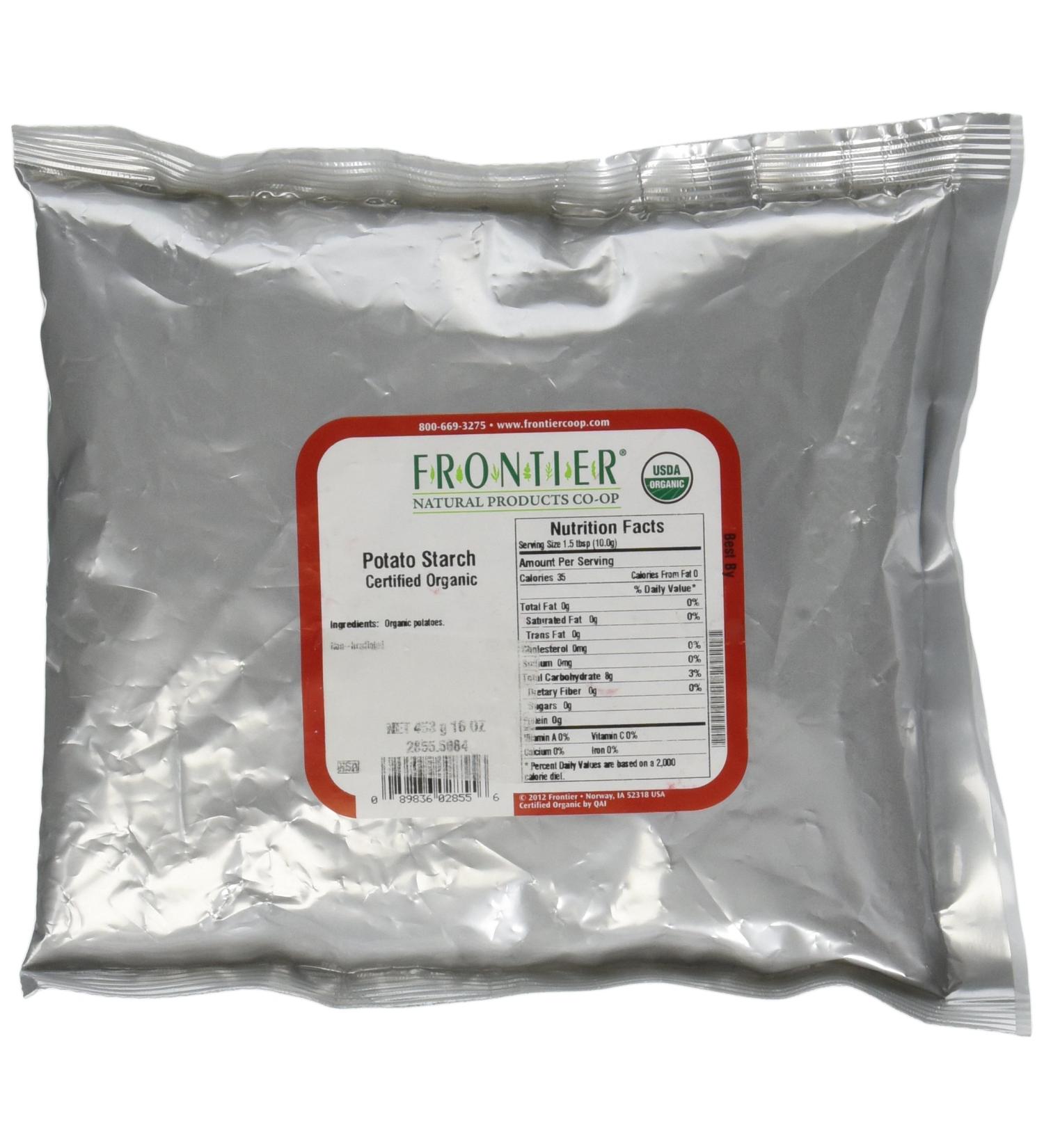 Frontier Natural Products 2855 Potato Starch Powder Organic 16oz - Buy Online on GoSupps.com