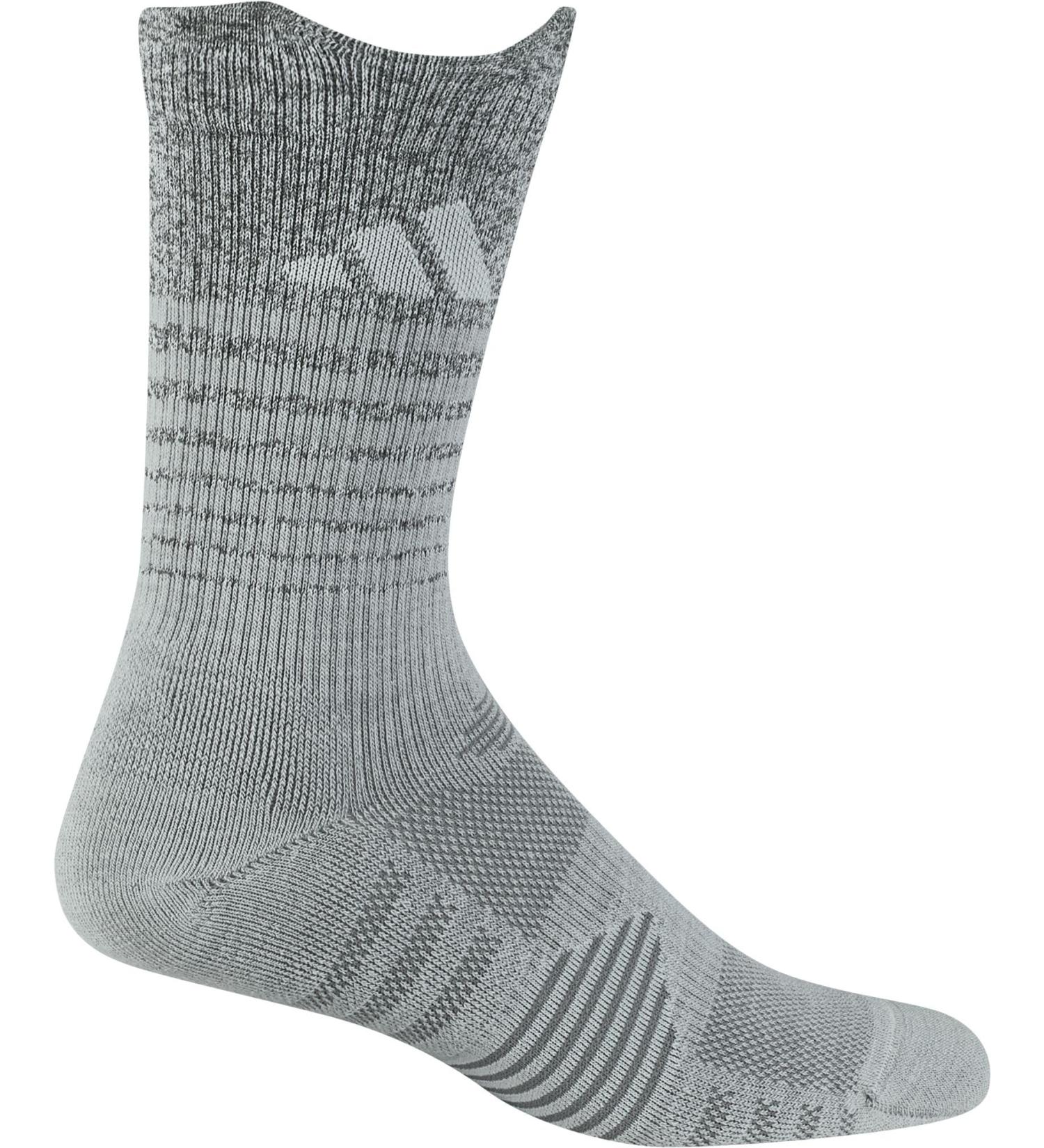adidas Unisex Cold.rdy Xcity Reflective Running Socks racing socks M wonder silver/REFLECTIVE SILVER/wonder silver