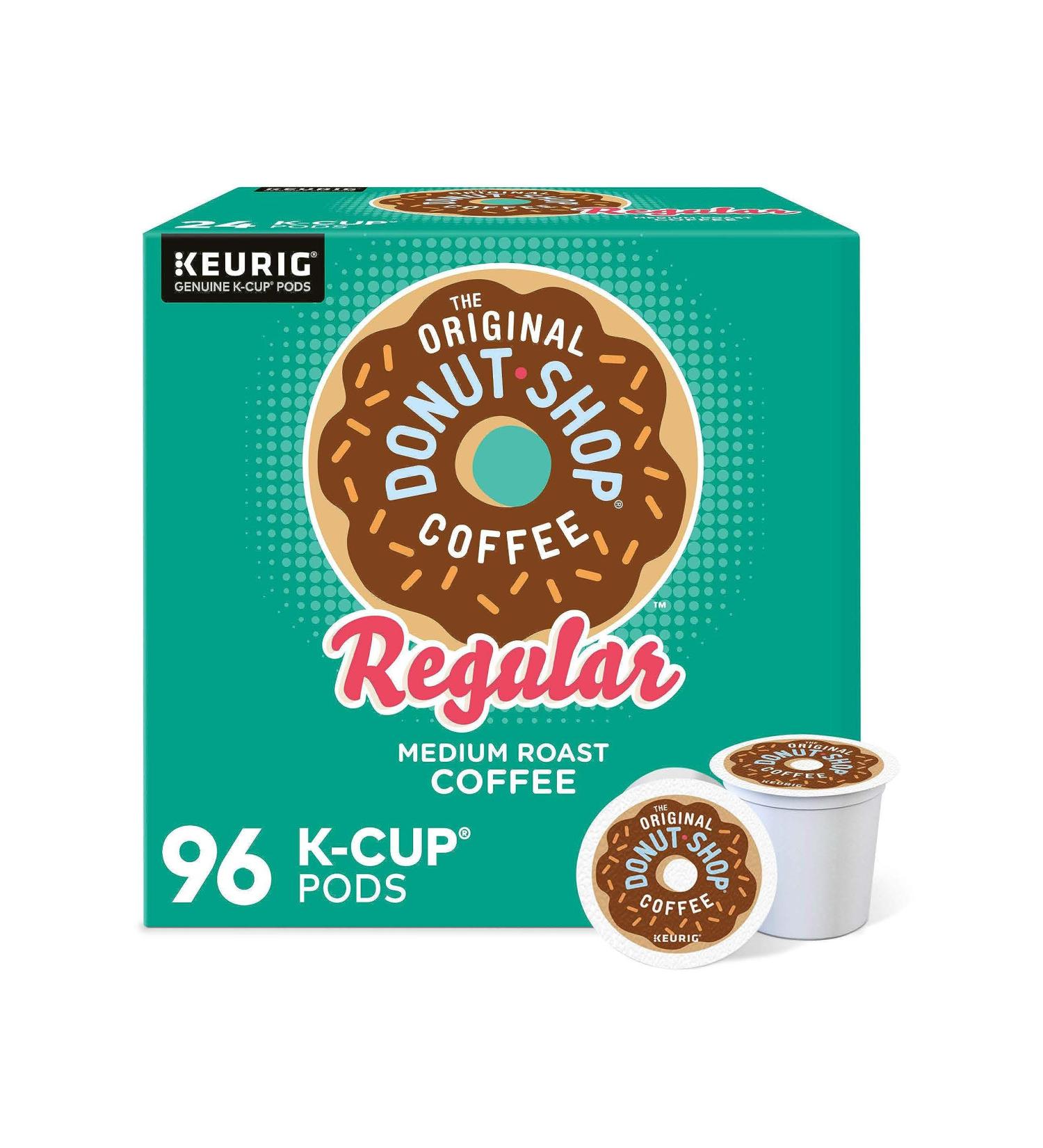 The Original Donut Shop Regular K-Cup 96 Count - Buy Online on GoSupps.com