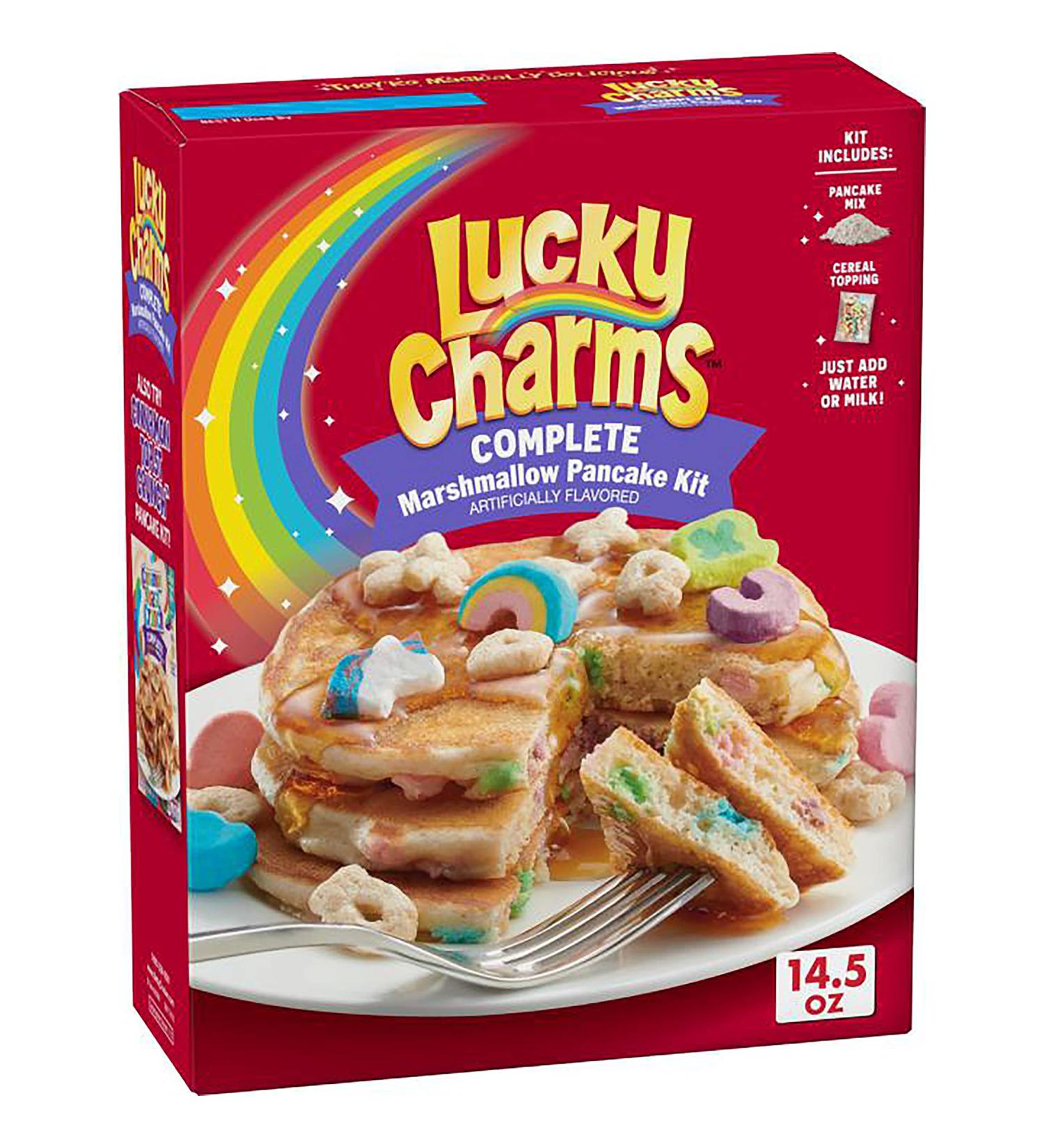 Betty Crocker Lucky Charms Marshmallow Pancake Mix - 14.5 oz Box - Buy Online on GoSupps.com