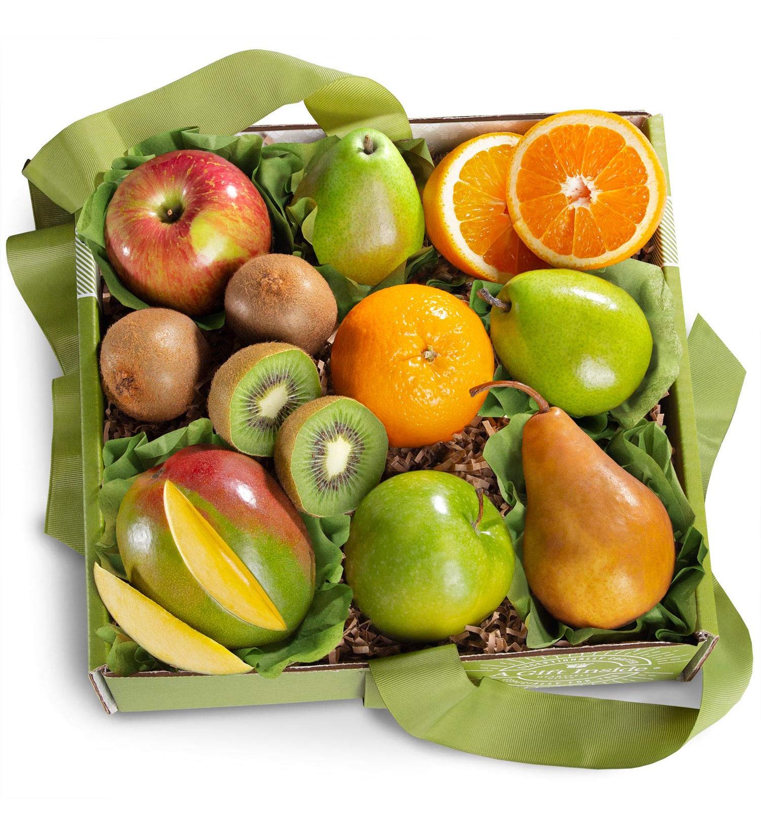 A Gift Inside Organic Golden State Signature Fruit Gift Collection, Assorted, Organic Mixed Fruit