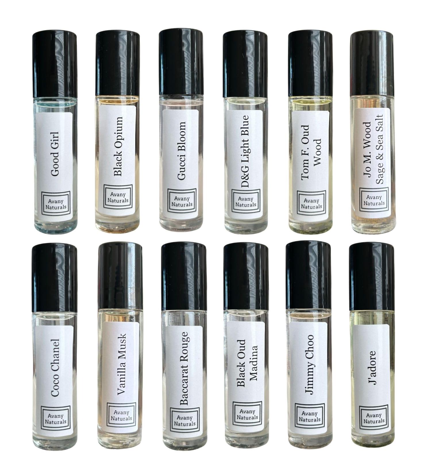 Fragrance Oil Samples For Women - Scented Body Oil Travel Size Cologne Perfume Gift Set 12 Pc (Womens Mystery Box) - Buy Online on GoSupps.com