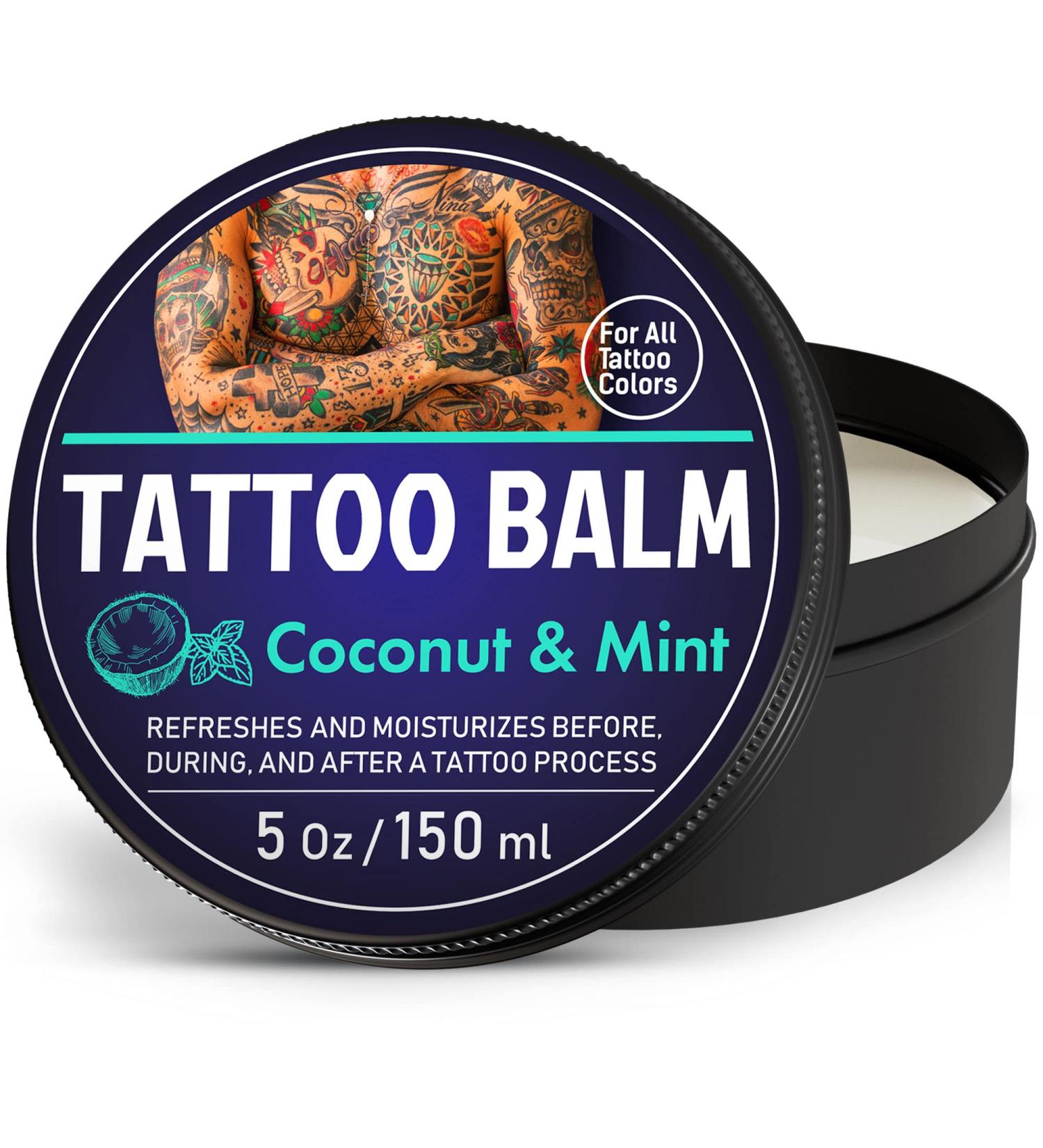 Colorful Tattoo Balm Aftercare: Moisturizing Cream for Pre & Post Tattoo Care - Buy Online on GoSupps.com