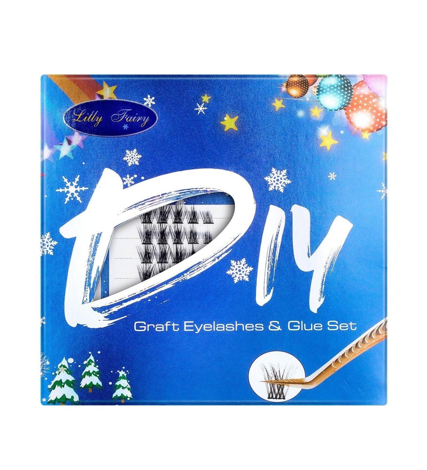 Shop Reusable False Eyelashes Set & Mascara Glue for Beginners - International Shipping Available - Buy Online on GoSupps.com