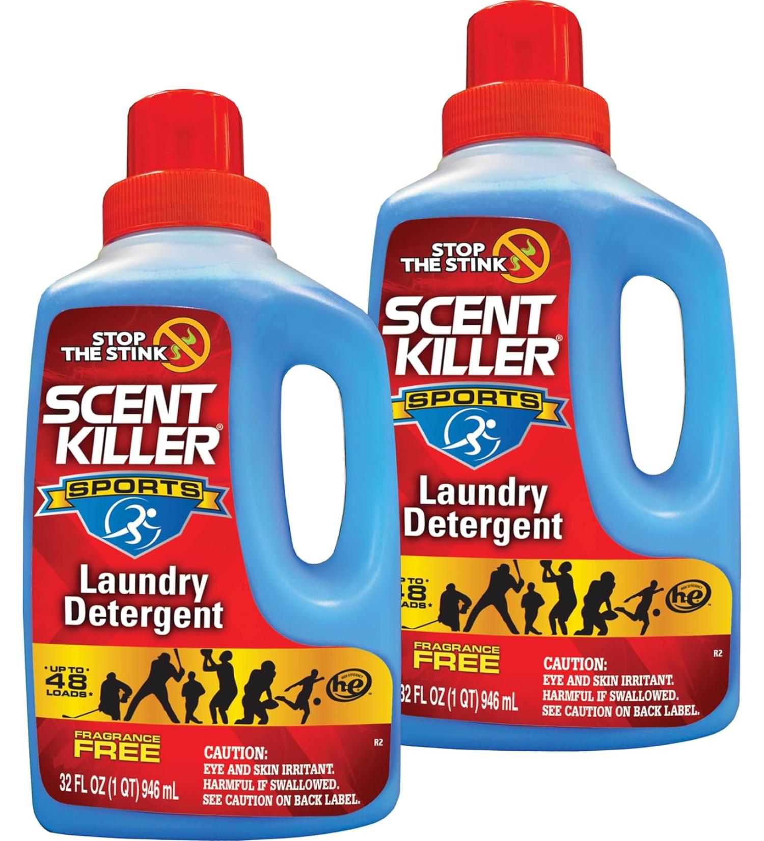 WILDLIFE RESEARCH CENTER Scent Killer Sports Laundry Detergent - Pack of 2 - 32 Fl Oz. - Buy Online on GoSupps.com