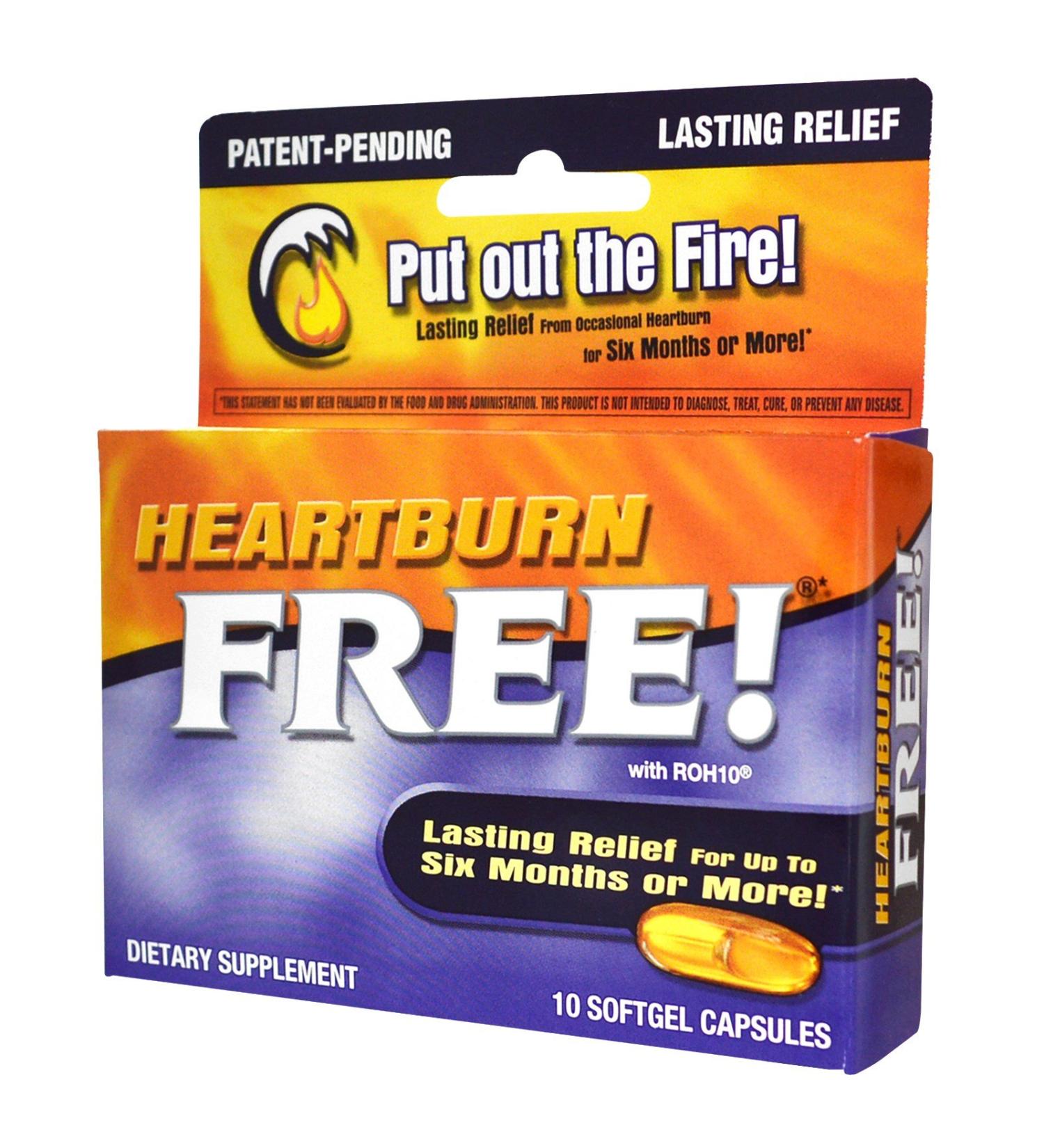 Enzymatic Therapy - Heartburn Free 1000 mg 10 gels (Pack of 2)