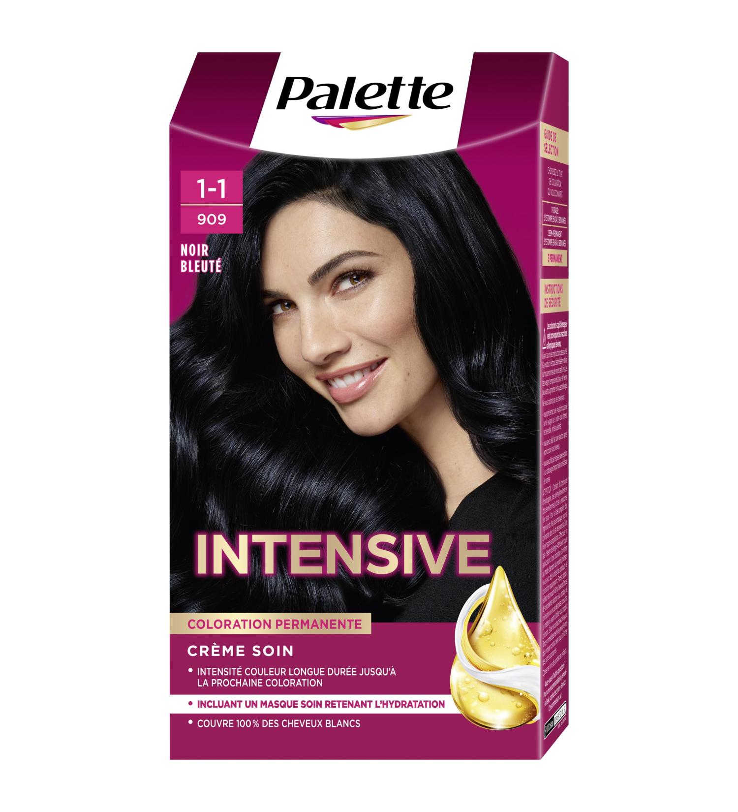  Saint Algue Saint Algue Schwarzkopf Palette Permanent Hair Color Conditioning Cream 100% Gray Coverage 8-Week Hold Blue-Black 909 1 Unit - Buy Online on GoSupps.com