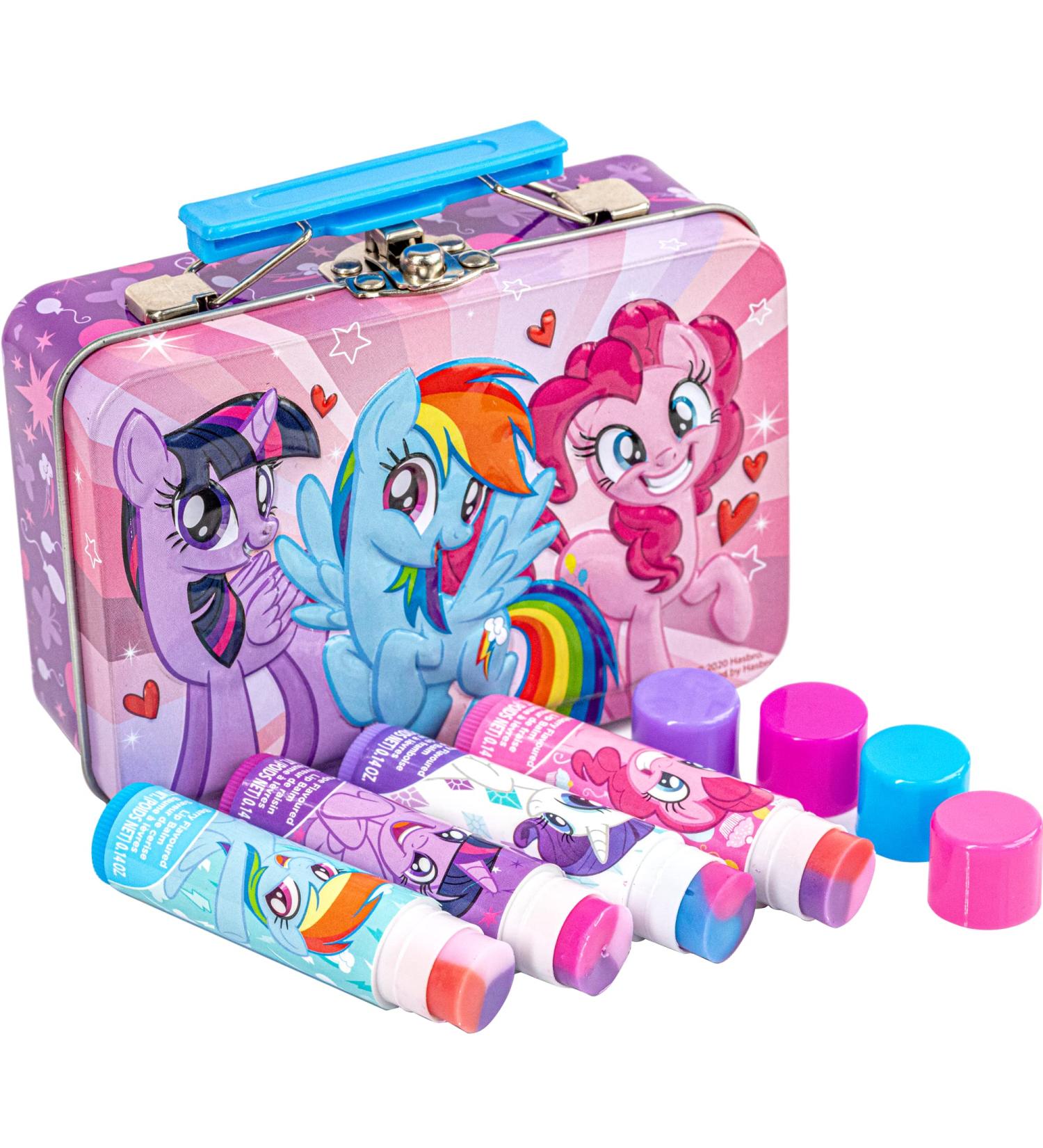 My Little Pony 4 Pack Vegan Lip Balm in Collectible Tin Case for Girls 3 - Buy Online on GoSupps.com