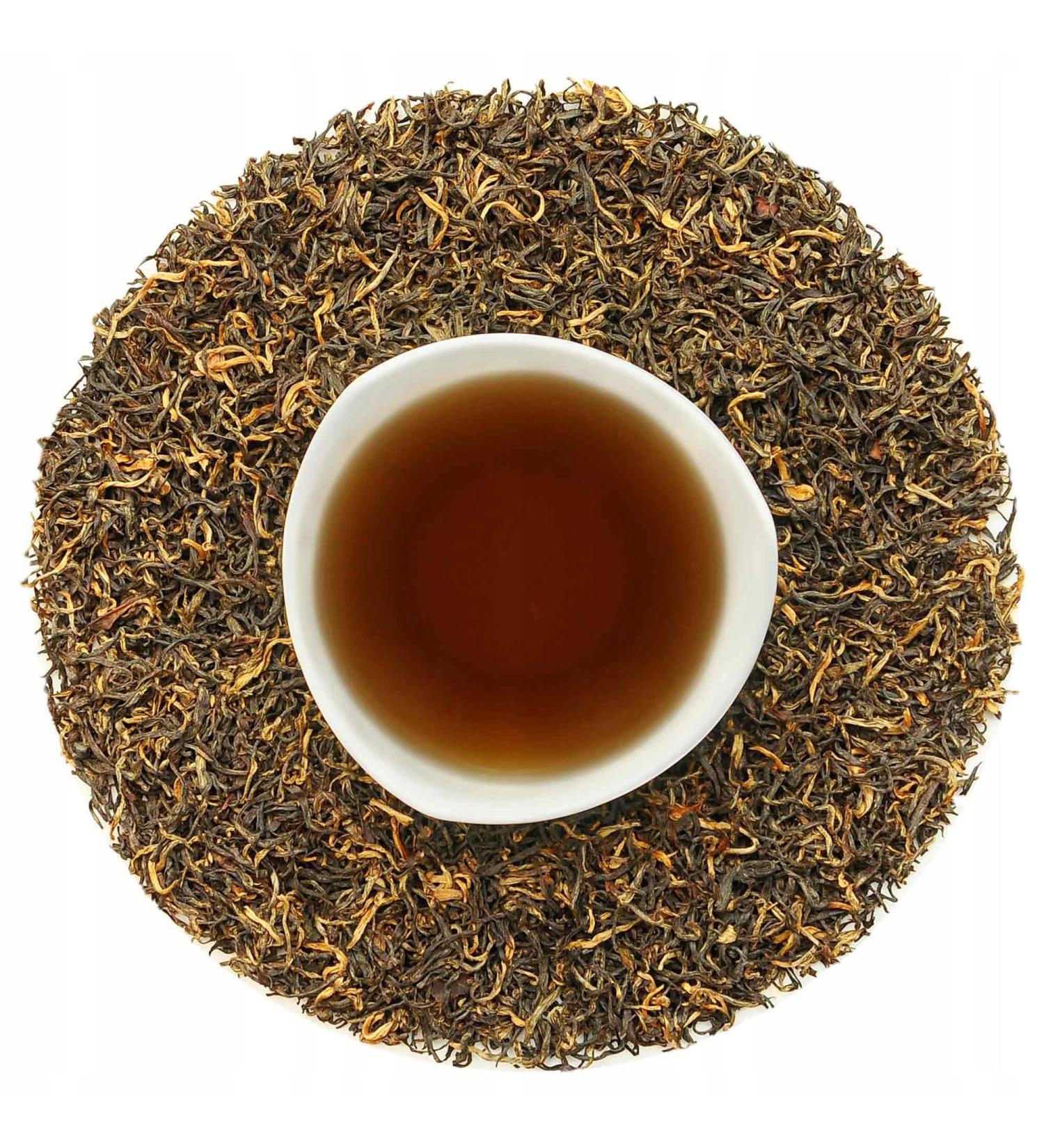  Winoszarnia Winoszarnia Yunnan Jin Jun Mei Black Tea (Zlote Brwi) 50g | Rare Highland Tea | Premium Loose Leaf Tea Made from Noble Buds | Fruity and Sweet Aroma - Buy Online on GoSupps.com