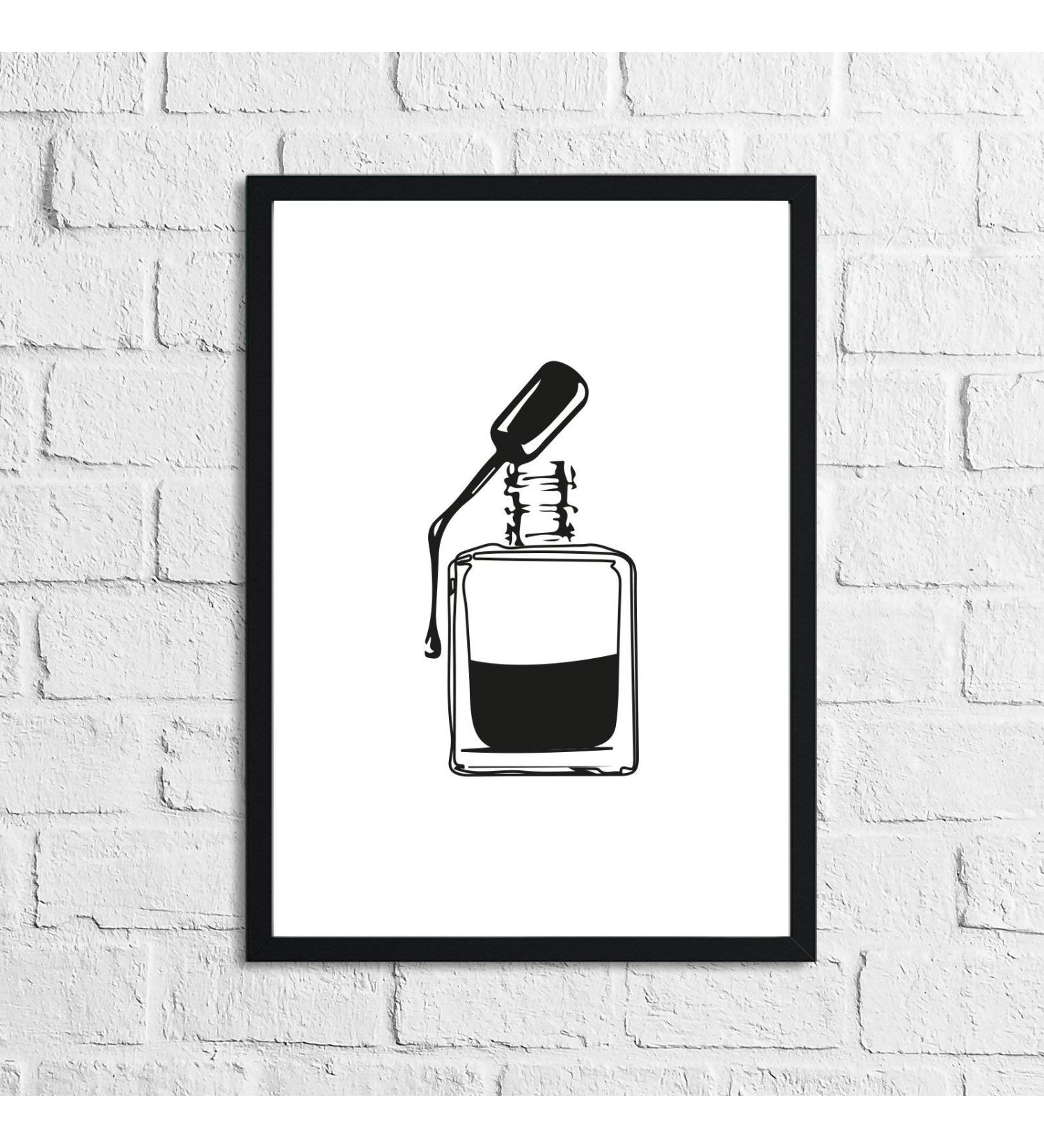JasonCarlMorgan Winster Creations Nail Polish Bottle for Cloakroom Simple Wall Decoration A6 Gloss