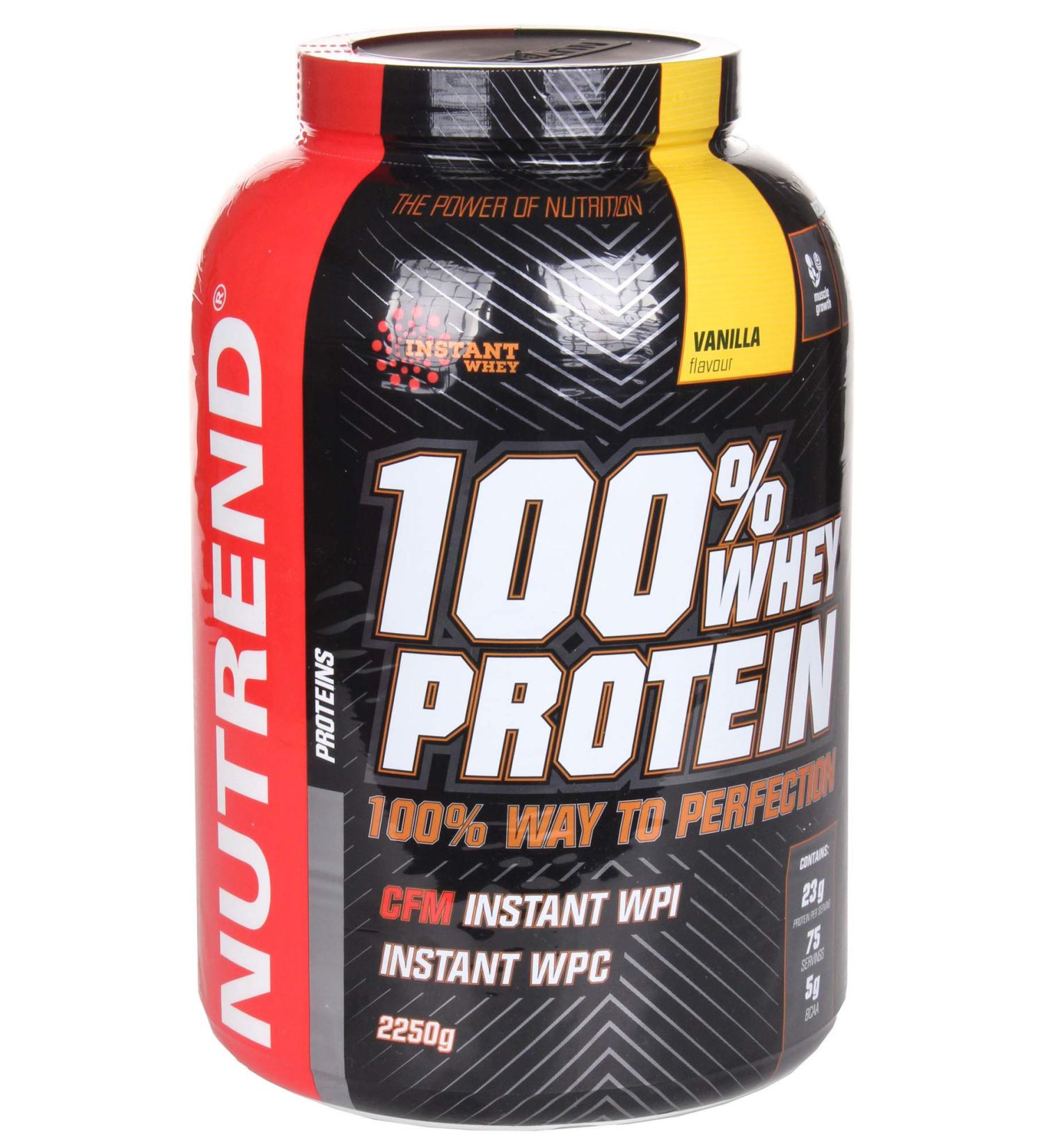 Nutrend 100% Whey Protein Vanilla - 2250g
