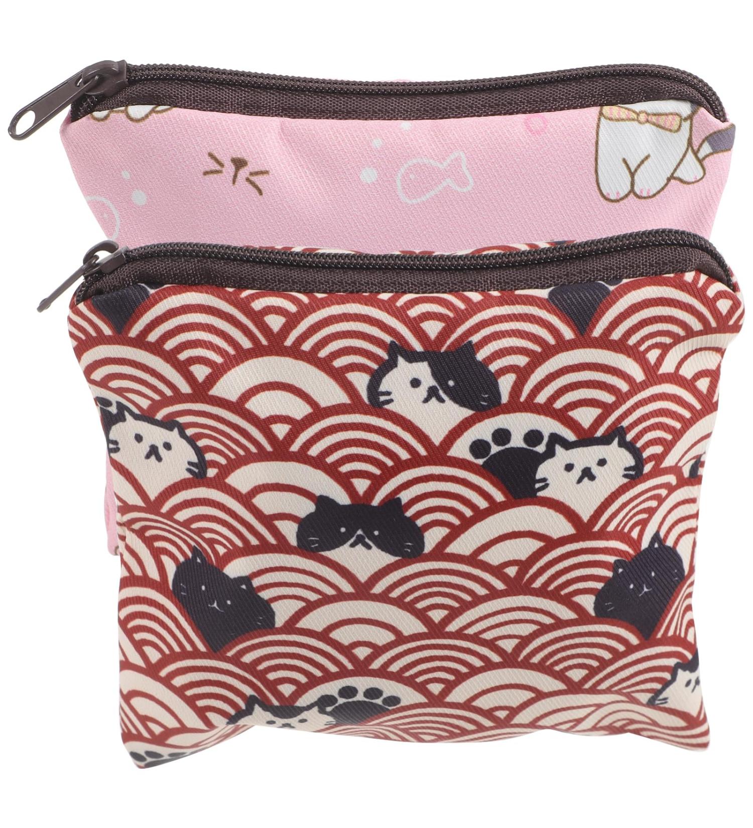 Moluckfu Women's Taping Bags - 2-Piece Decorative Periodica Bags for Menstrual Products | Stylish & Functional Women's Tinge Bags - Buy Online on GoSupps.com