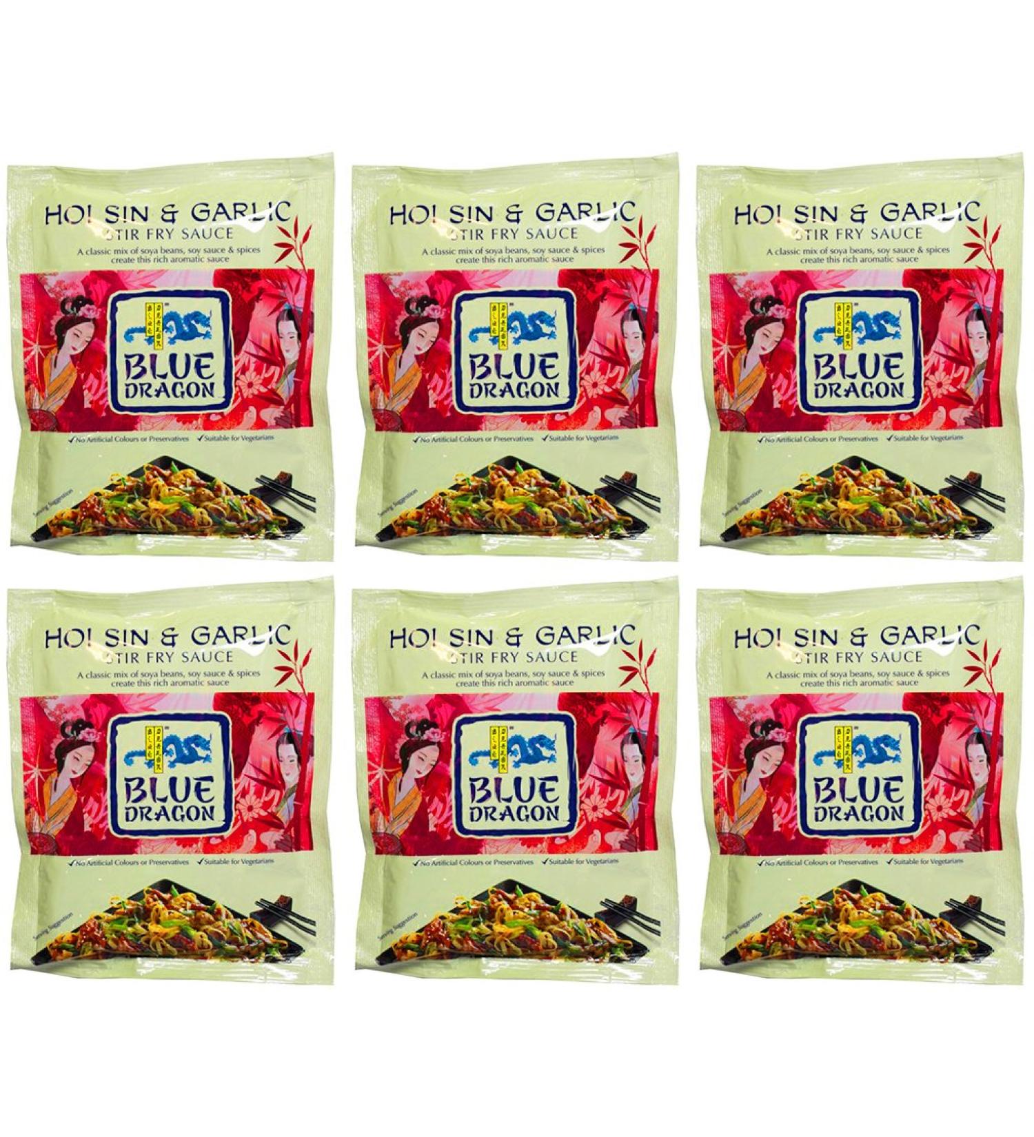 (6 PACK) - Blue Dragon - Hoi Sin & Garlic Stir Fry | 120g | 6 PACK BUNDLE
