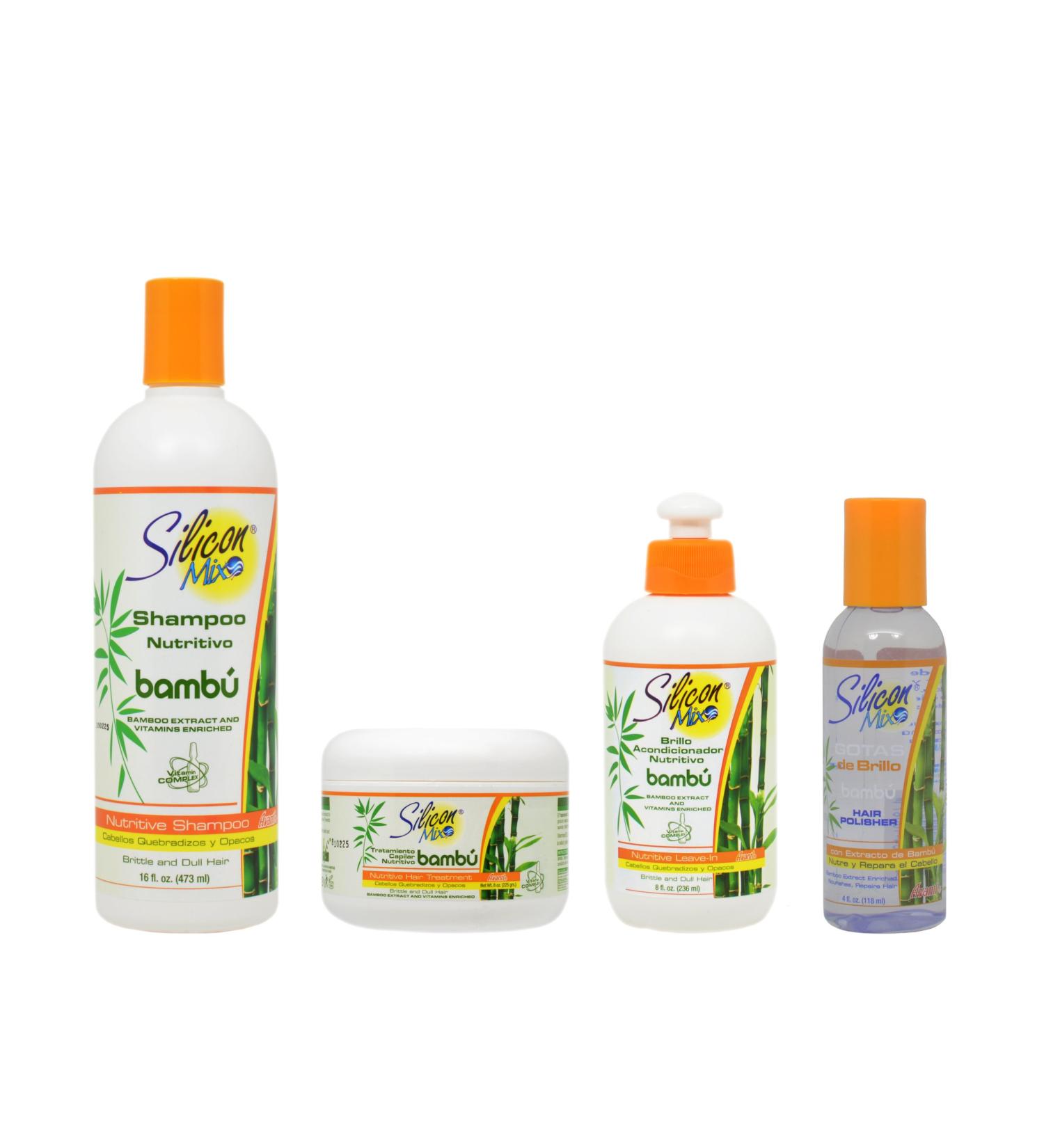 Buy Silicon Mix Bambu Shampoo & Treatment Set - 16oz 8oz 4oz - Best for Hair Care | International Shipping - Buy Online on GoSupps.com