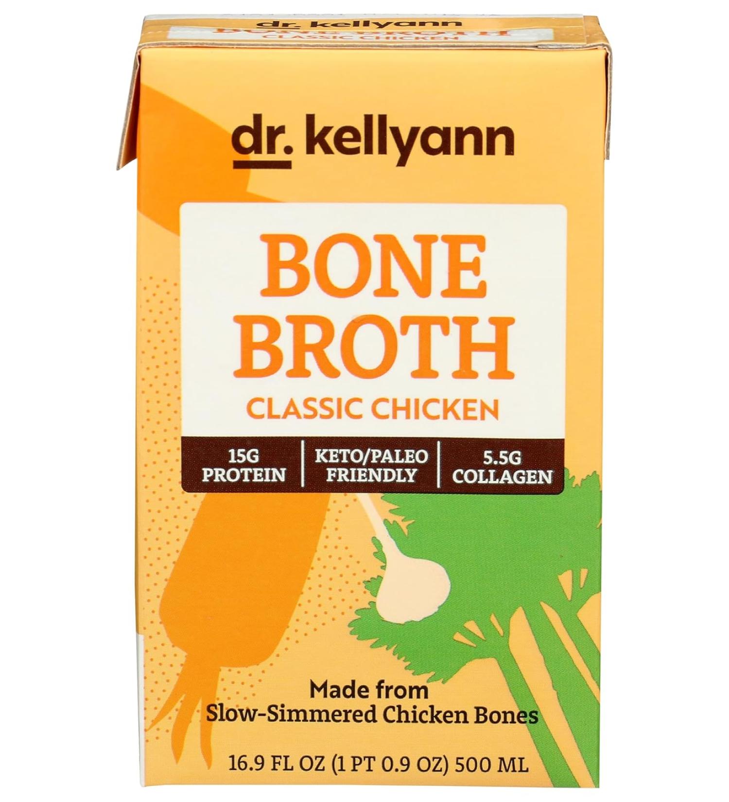 Dr. Kellyann Bone Broth - Chicken  - 16.9 Fl Oz. - Buy Online on GoSupps.com
