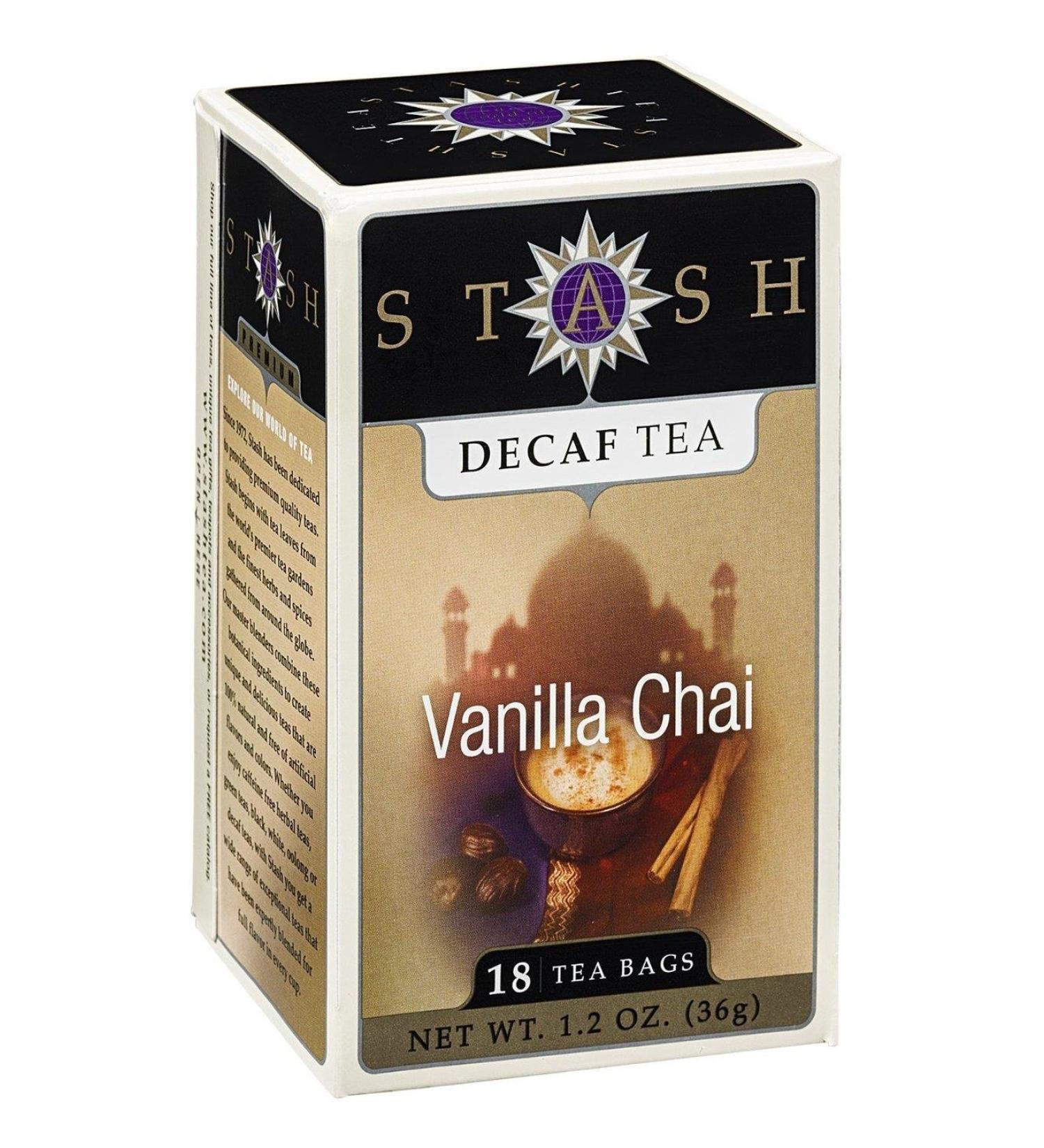 Stash Tea Tea Decaf Chai Vanilla 18 Bg