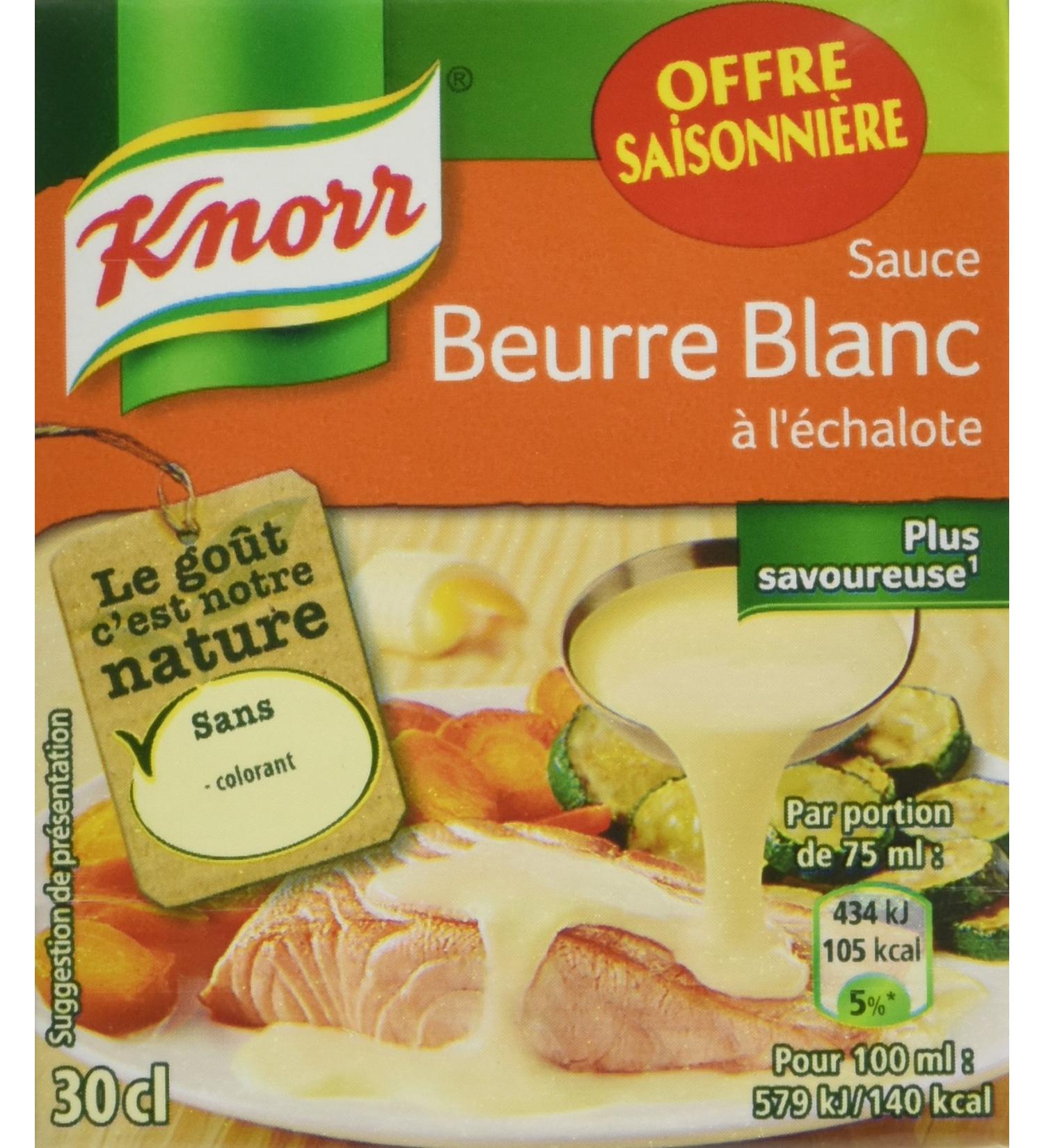 Knorr White Butter Sauce 30 cl 300 ml - Pack of 4 - Buy Online on GoSupps.com