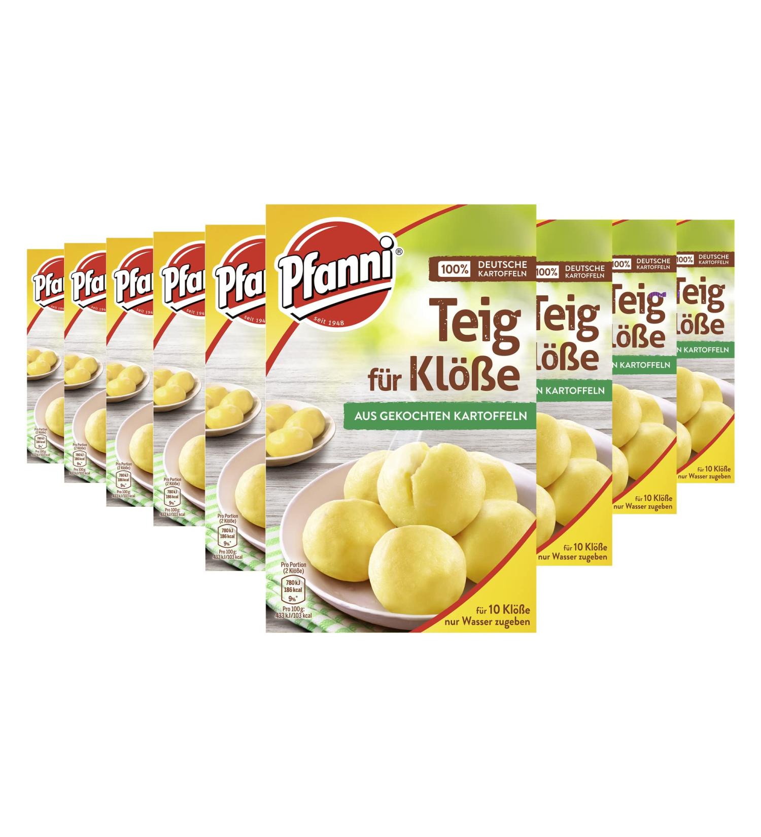 Pfanni Boiled Potato Dumplings - Authentic German 100% Potato Dish | 9x275g - Buy Online on GoSupps.com