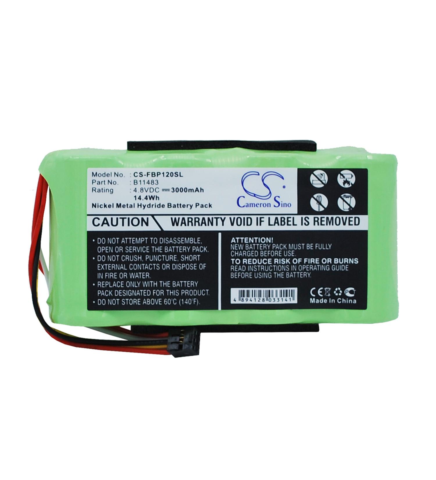 Replacement Battery B11483 BP120MH for Fluke 43 & 43B Power Quality Analyzers | Scopemeter 120 - International Shipping Available - Buy Online on GoSupps.com