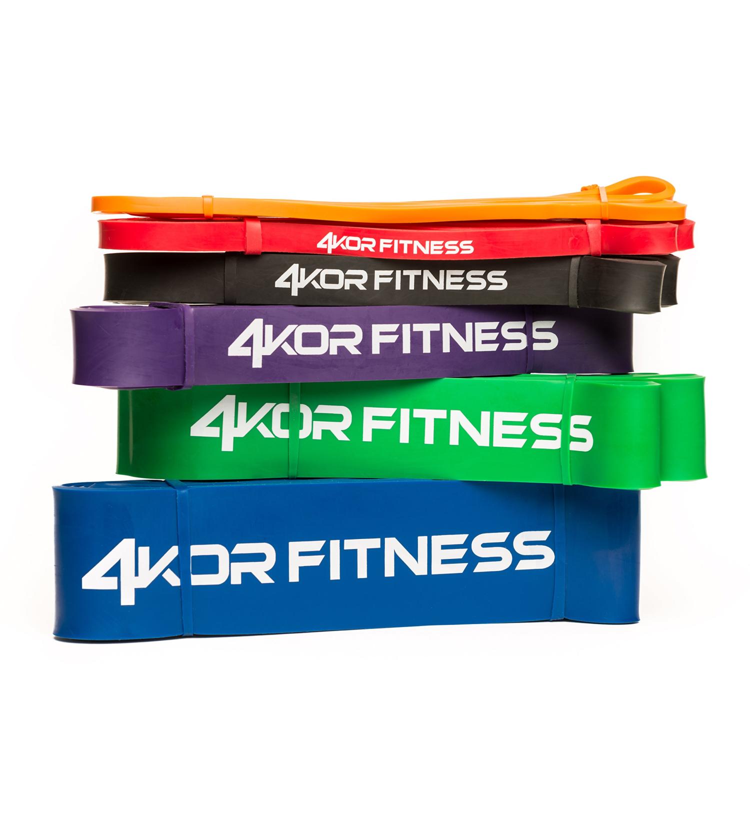 Buy 4KOR Fitness Pull Up Assist Band Set | 6 Heavy Duty Resistance Bands for CrossFit Weightlifting Therapy & Home Workouts - International Shipping Available - Buy Online on GoSupps.com