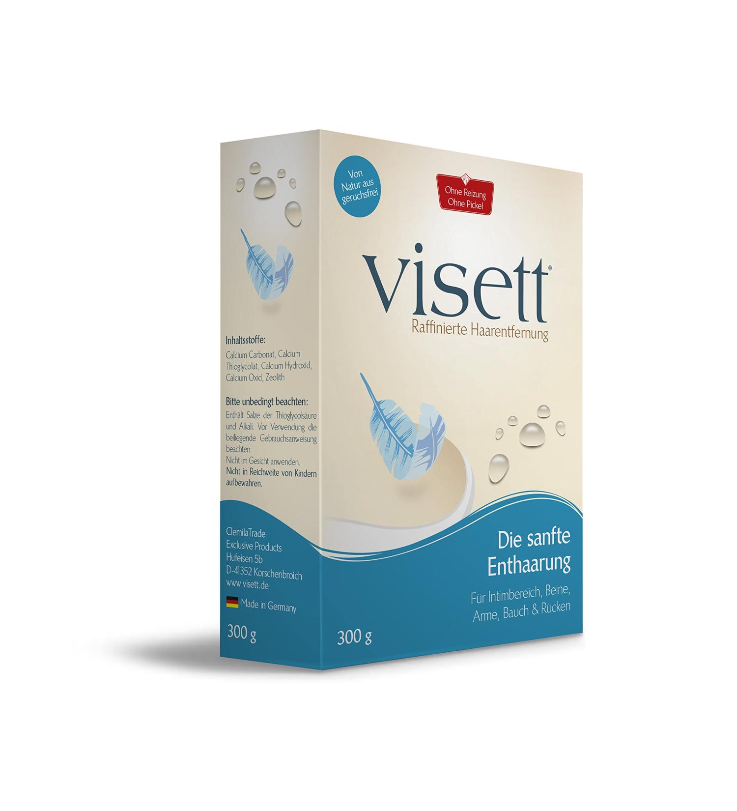 Visett Refined Hair Removal 300g - Effective & Gentle International Shipping - Buy Online on GoSupps.com
