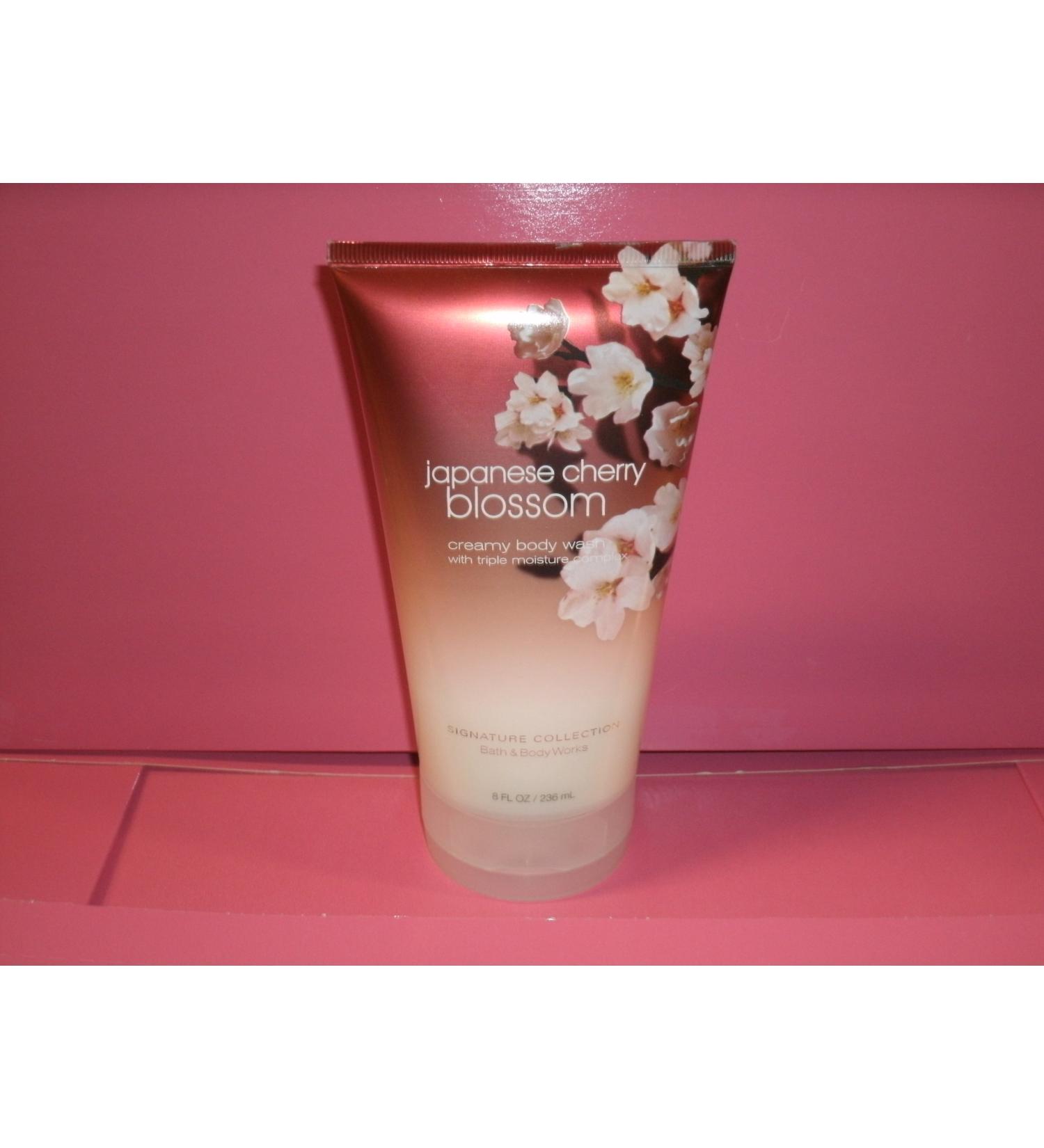 Bath Body Works Japanese Cherry Blossom 8.0 oz Creamy Body Wash