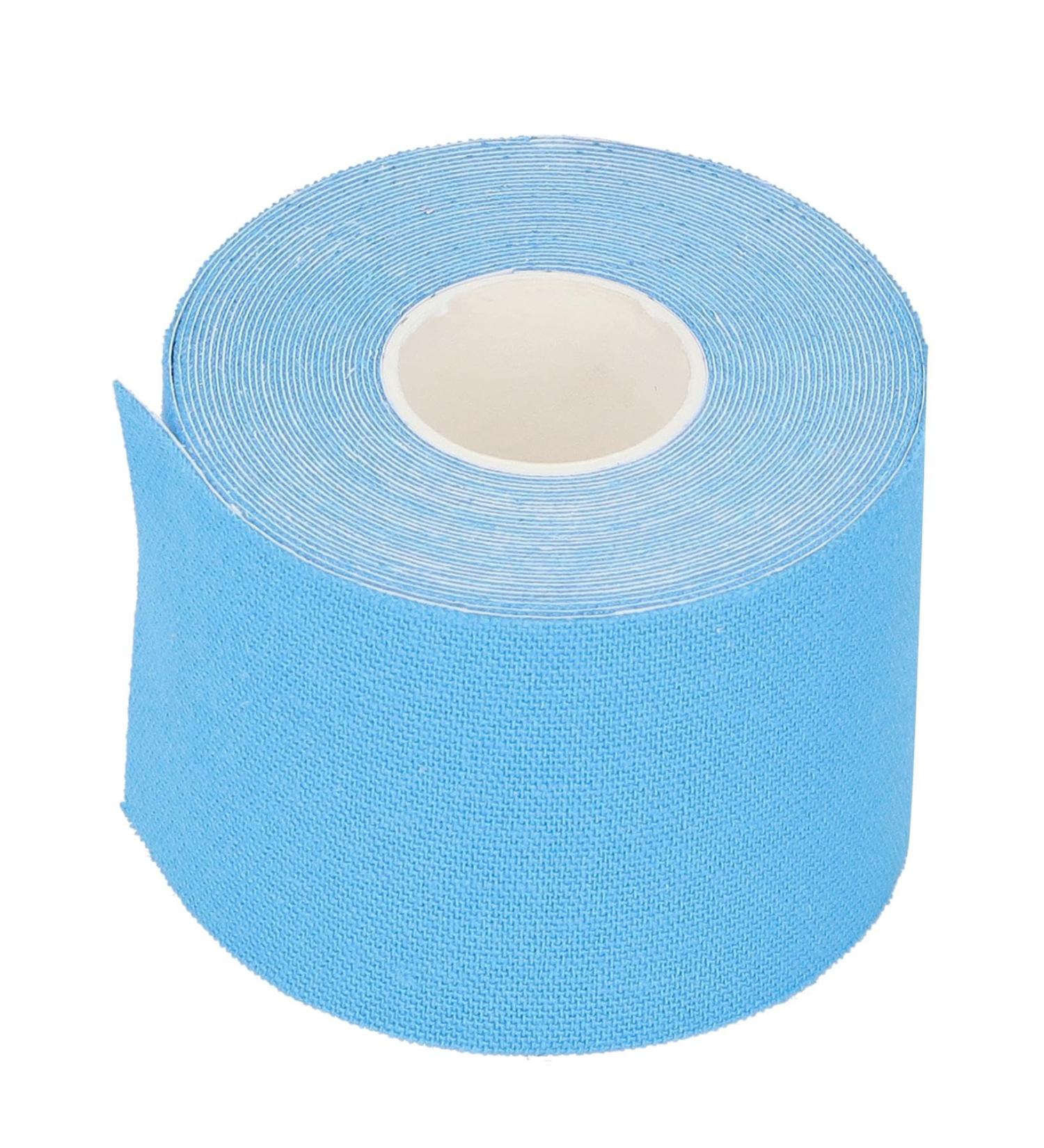 Buy 5cm x 5m Sports Tape | Muscle Support for Knee Ankle Shoulder | Blue | Ideal for Plantar Fasciitis - Buy Online on GoSupps.com