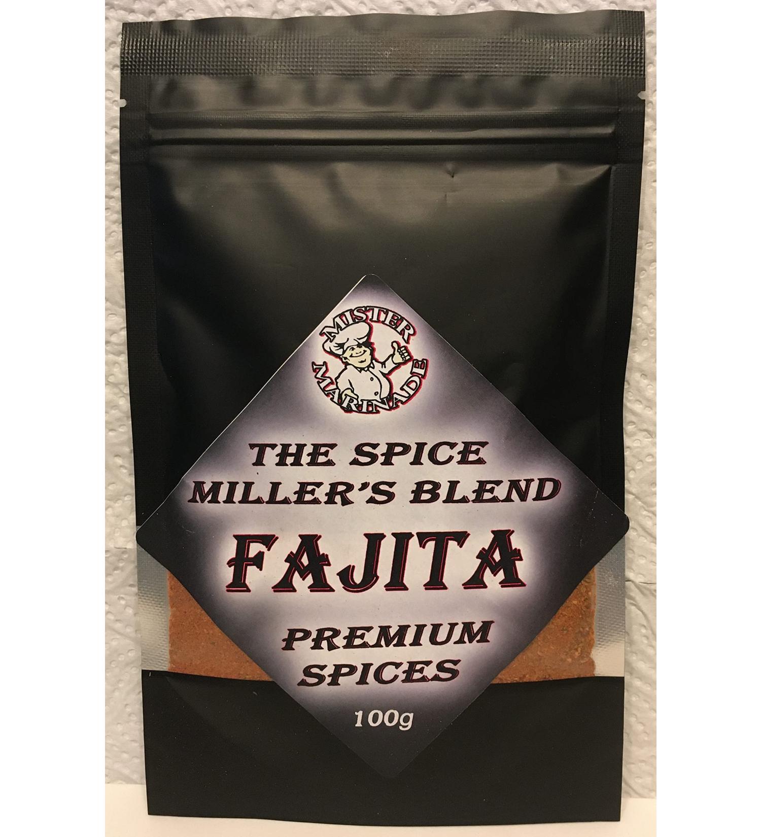 Spice Millers Blend Fajita 100g: Premium Artisan Spice Mix - Syn Free & Low Syn Seasoning - Buy Online on GoSupps.com