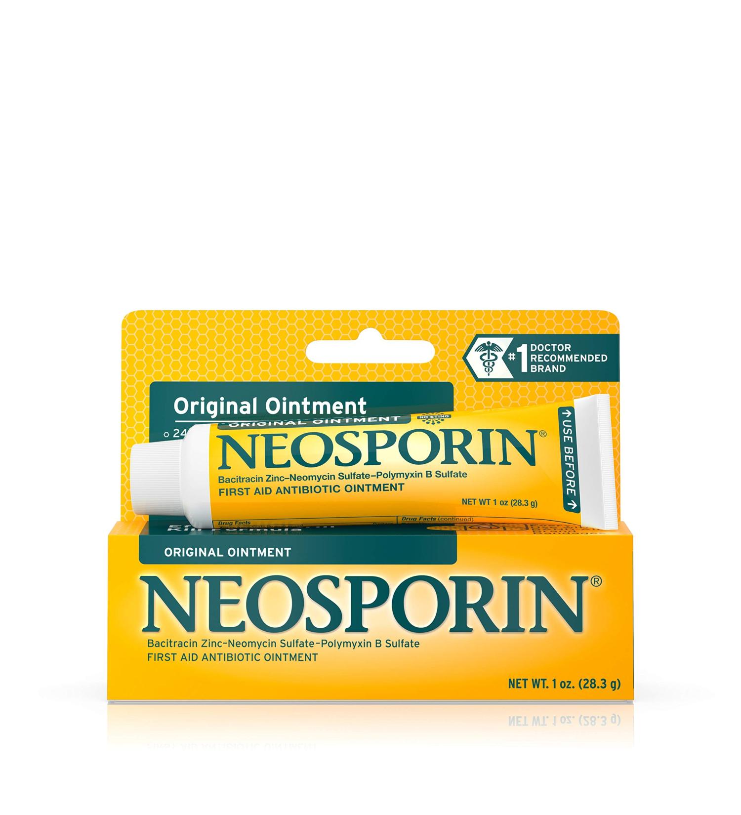 Neosporin Original Antibiotic Ointment 1oz | First Aid Ointment - Buy Online on GoSupps.com