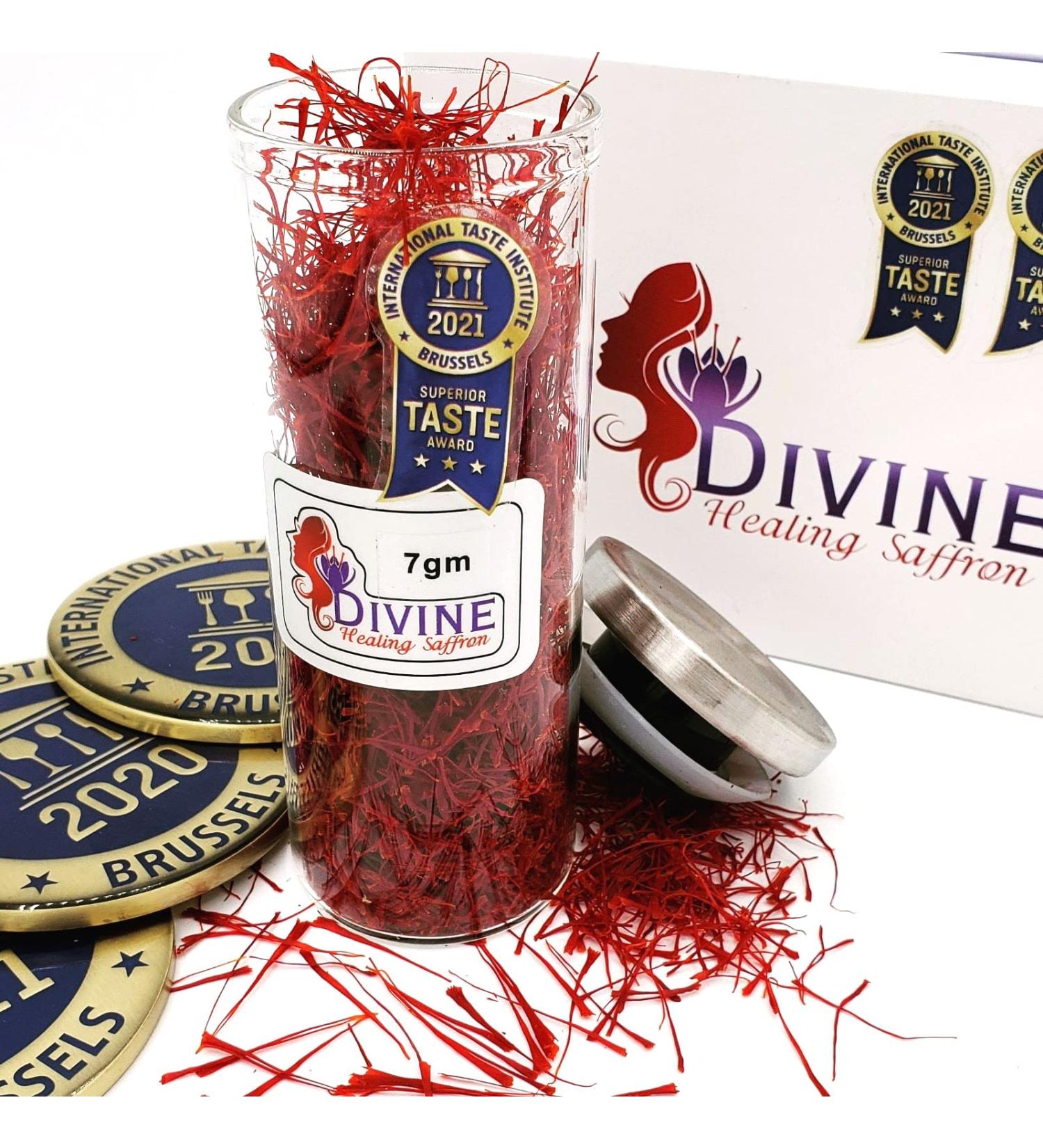 Afghanistan Premium Saffron Threads 7g - Divine Healing Saffron - Super Negin Zafron - 100% Red Long Saffron - Buy Online on GoSupps.com