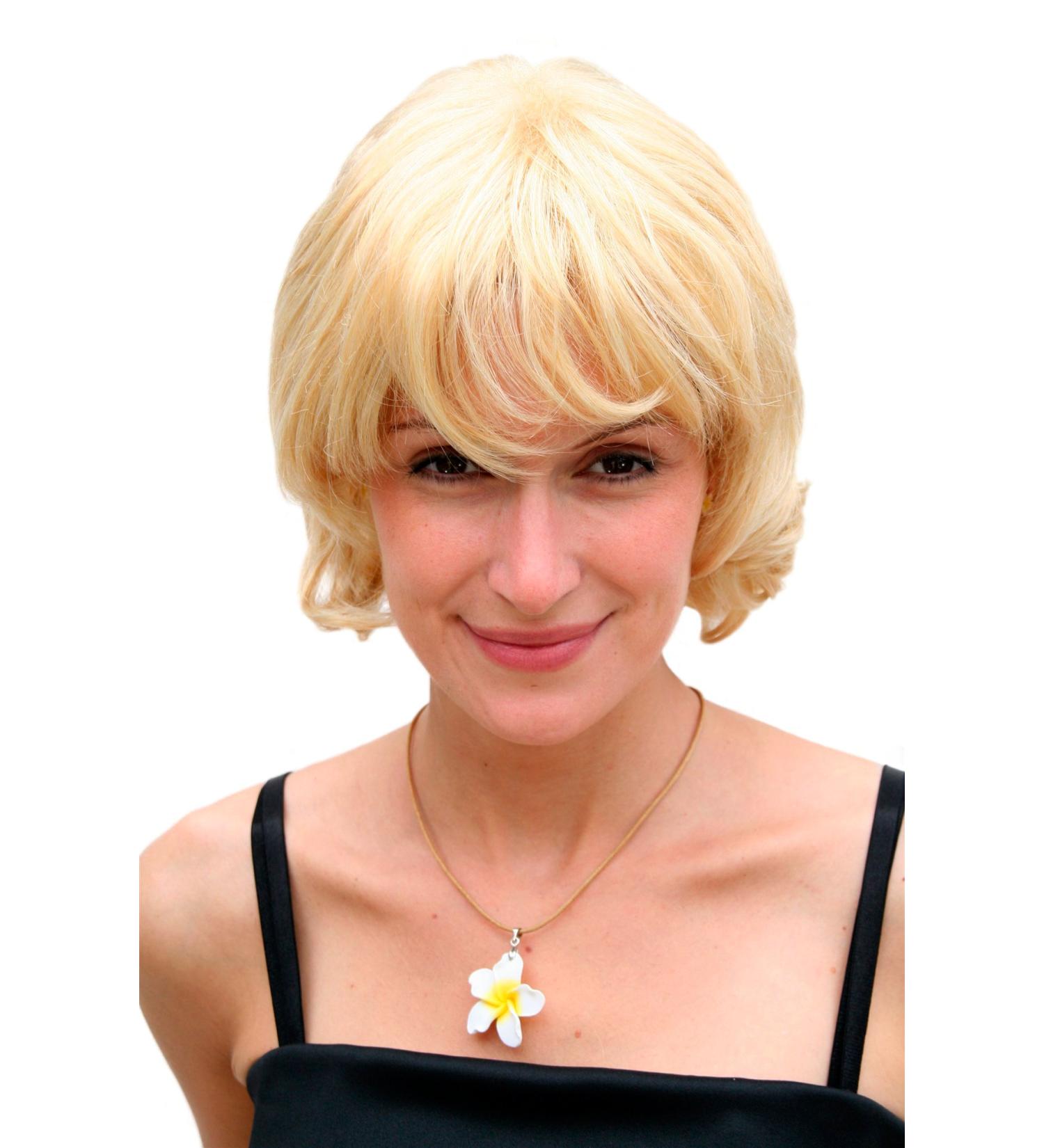 Short Blonde Bob Wig - 25 cm Stylish Hair - International Shipping Available - 26826-611 - Buy Online on GoSupps.com