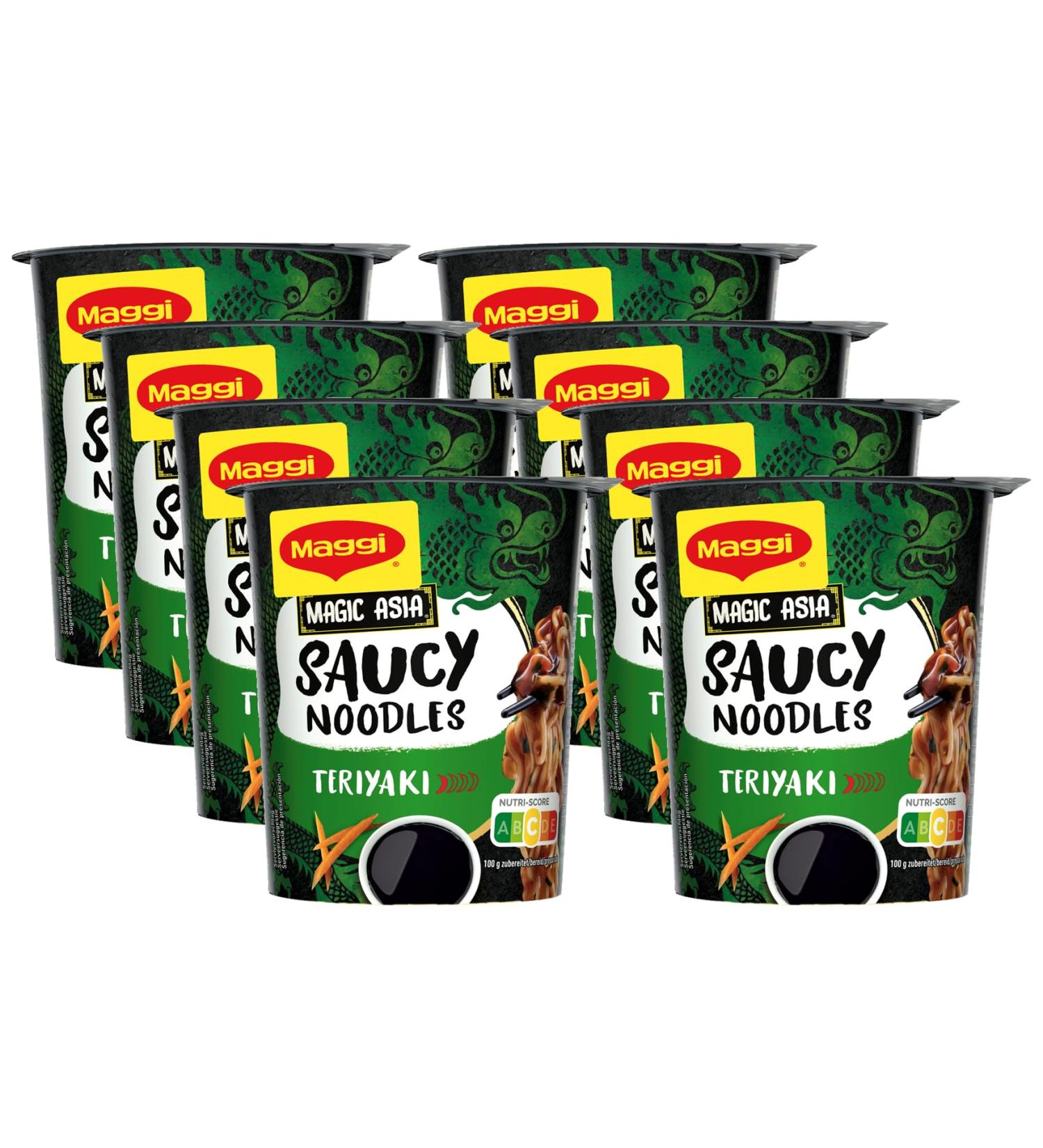 Nestl Maggi magic Asia Noedels Teriyaki 8 x 75 gram beaker - Buy Online on GoSupps.com