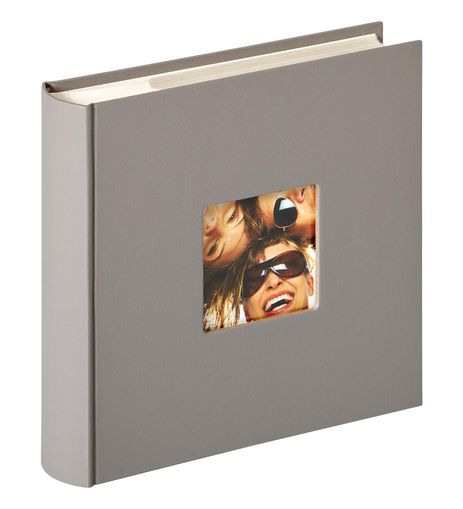 Walther Design Fun Memo Slip-in Album 10x15 cm - Textured Cover - Grey | Holds 200 Photos - Buy Online on GoSupps.com