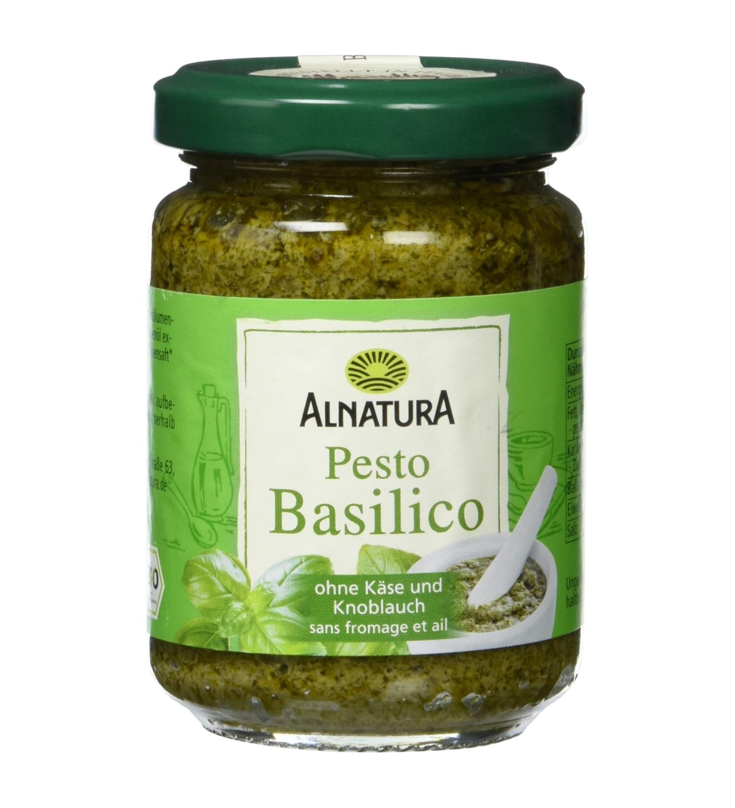 Alnatura Organic Pesto Basilico - Pack of 6 (6 x 130g) | Authentic Italian Flavor for International Shipping - Buy Online on GoSupps.com