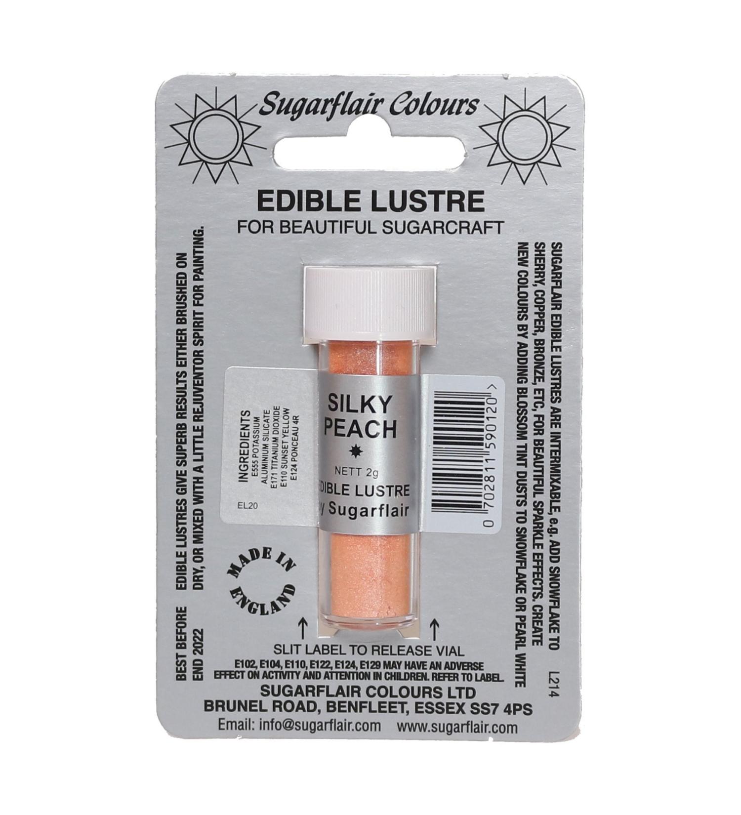 Sugarflair Edible Lustre - Silky Peach 2g
