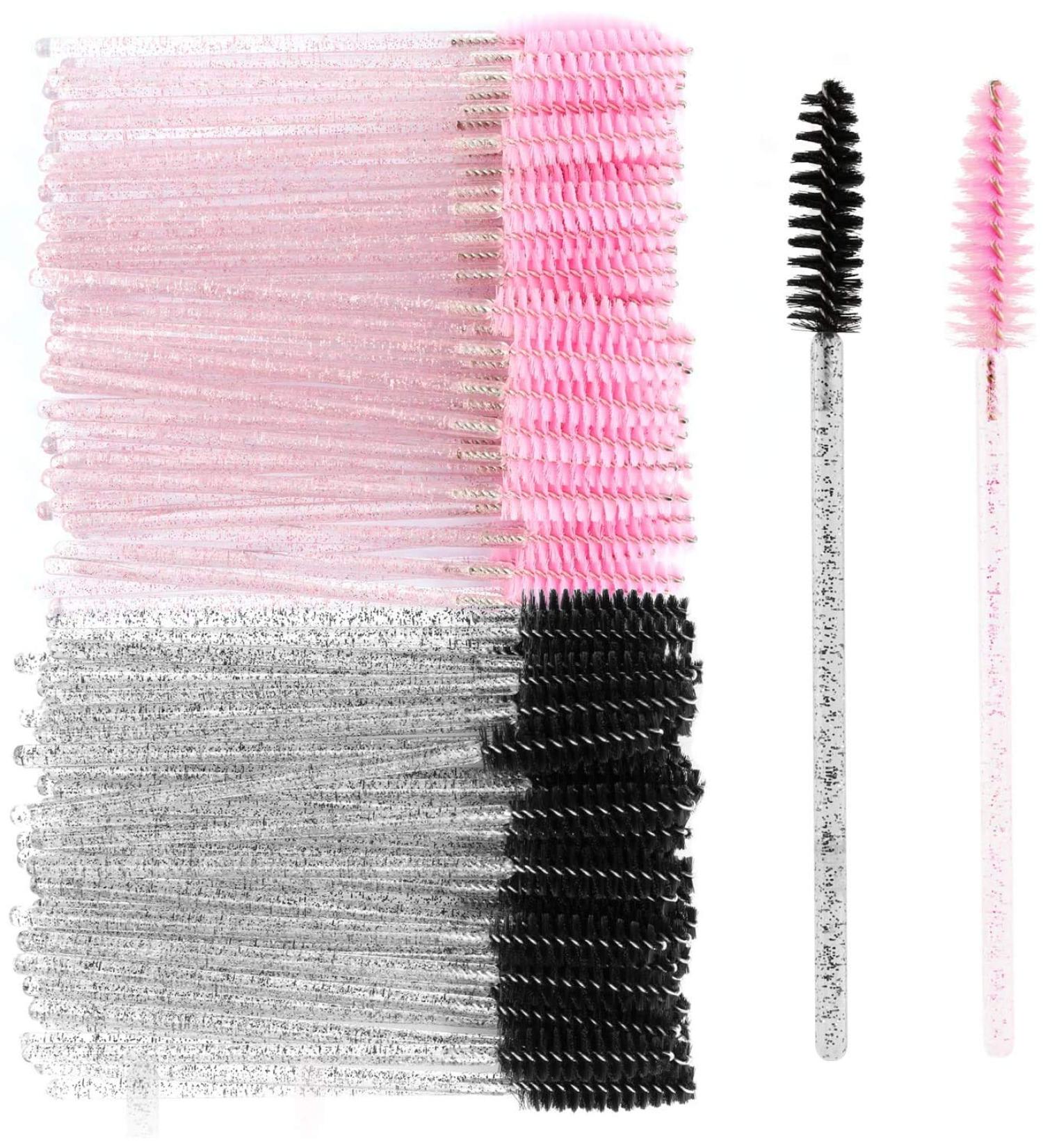 Mwoot Disposable Mascara Brush - Crystal Eyelash Makeup Brush in Pink/Black for Flawless Application | International Shipping Available - Buy Online on GoSupps.com