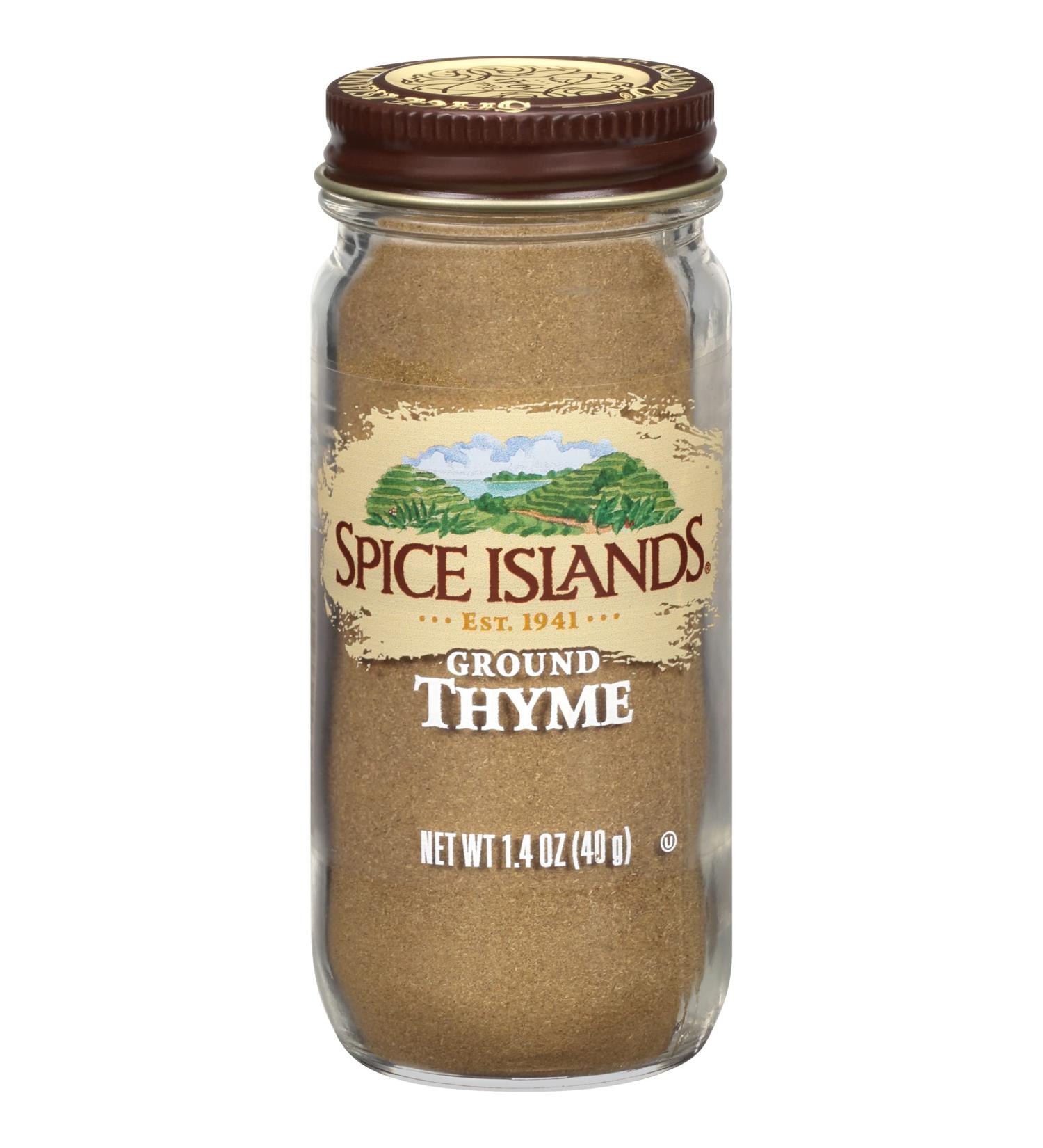 Spice Islands Ground Thyme 1.4 oz - Premium Quality Thyme for Culinary Delights - Buy Online on GoSupps.com