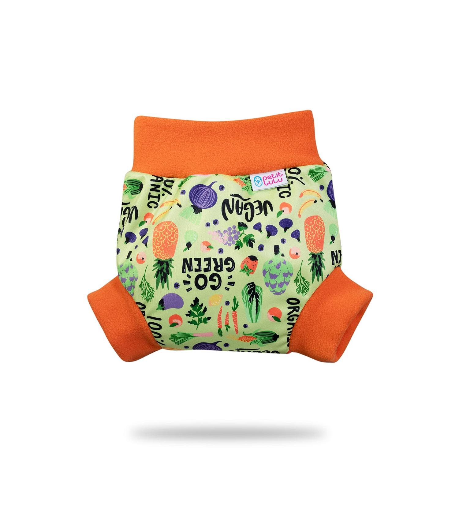 Petit Lulu Size S Pull Up Cloth Nappy Wrap | Washable & Reusable Diaper Cover | Made in Europe (Go Green) - Buy Online on GoSupps.com