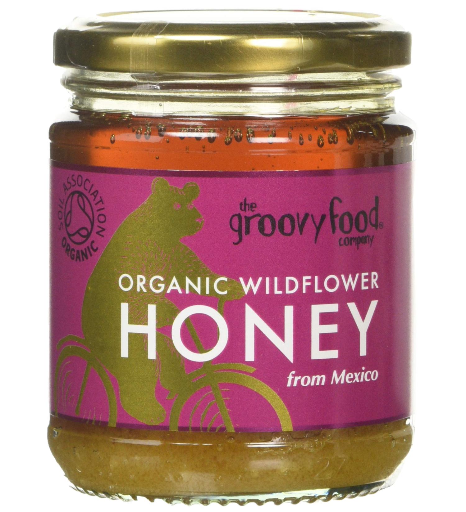 Organic Mexican Wildflower Honey 340g - The Groovy Food Company - Buy Online on GoSupps.com