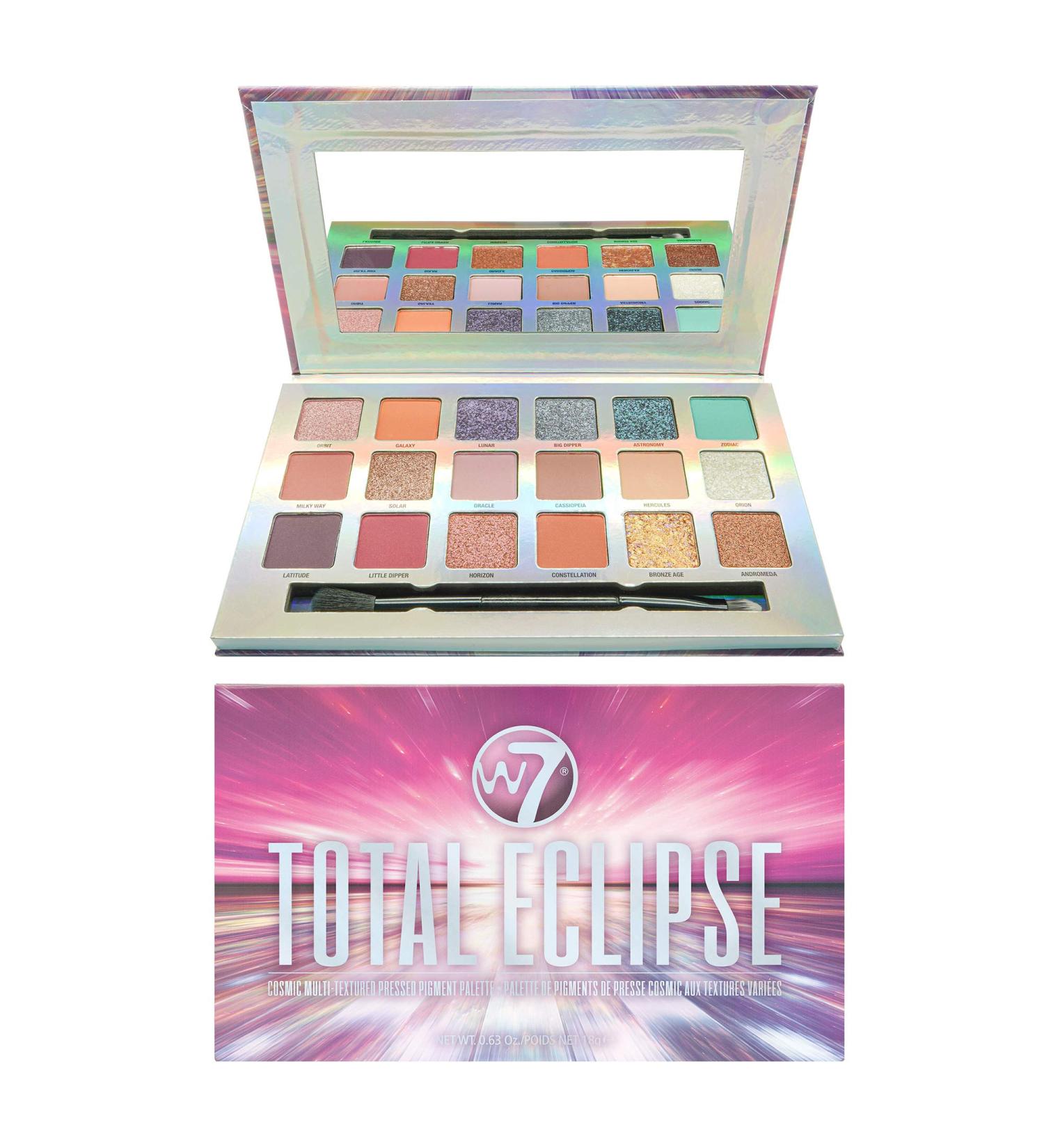 W7 Total Eclipse Pressed Pigment Palette - Multi-Textured Eyeshadows (0.63 oz) - Buy Online on GoSupps.com