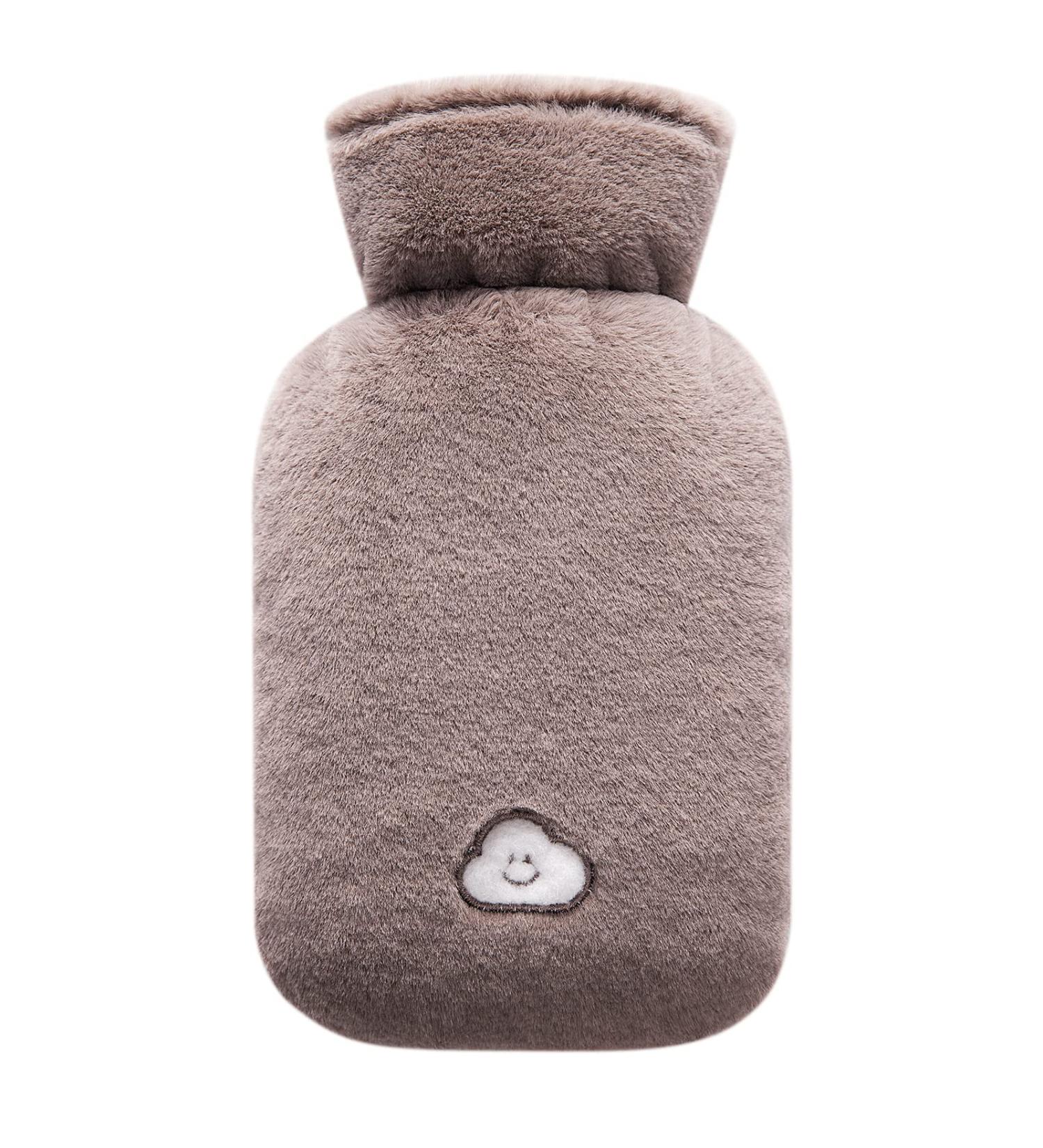 Pokitter 2L Digital Hot Water Bottle with Temperature Display - Safe & Eco-Friendly - Khaki - Buy Online on GoSupps.com