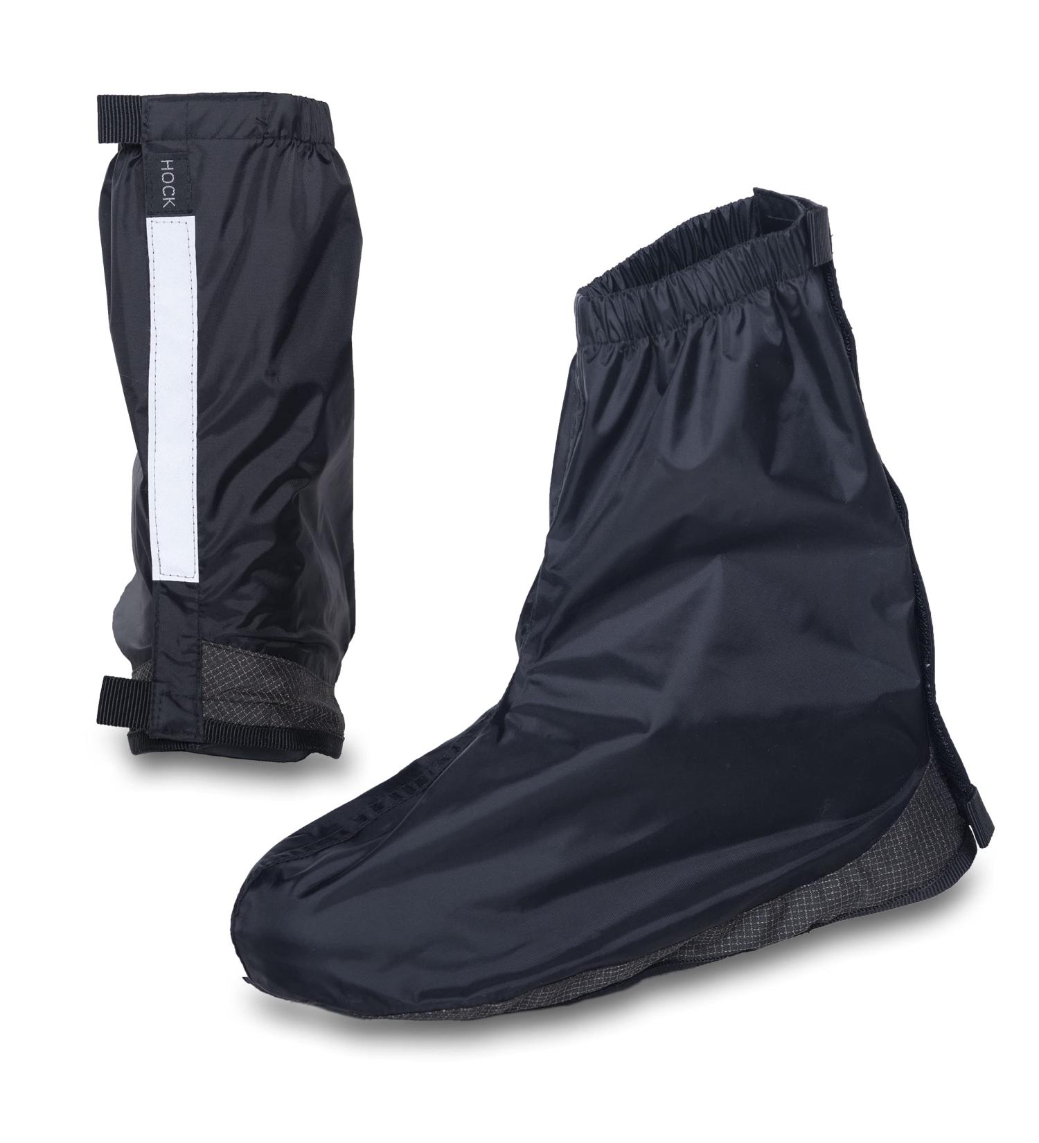 100% Waterproof Bicycle Raingaps with Reflectors - Unisex Ankle Gaiters for Men & Women - XL Black (43.5-44.5) | Ultimate Rain Protection - Buy Online on GoSupps.com