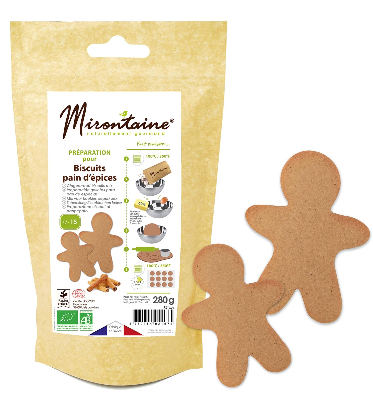 Mirontaine - Preparation for gingerbread cookies 280 g - Buy Online on GoSupps.com