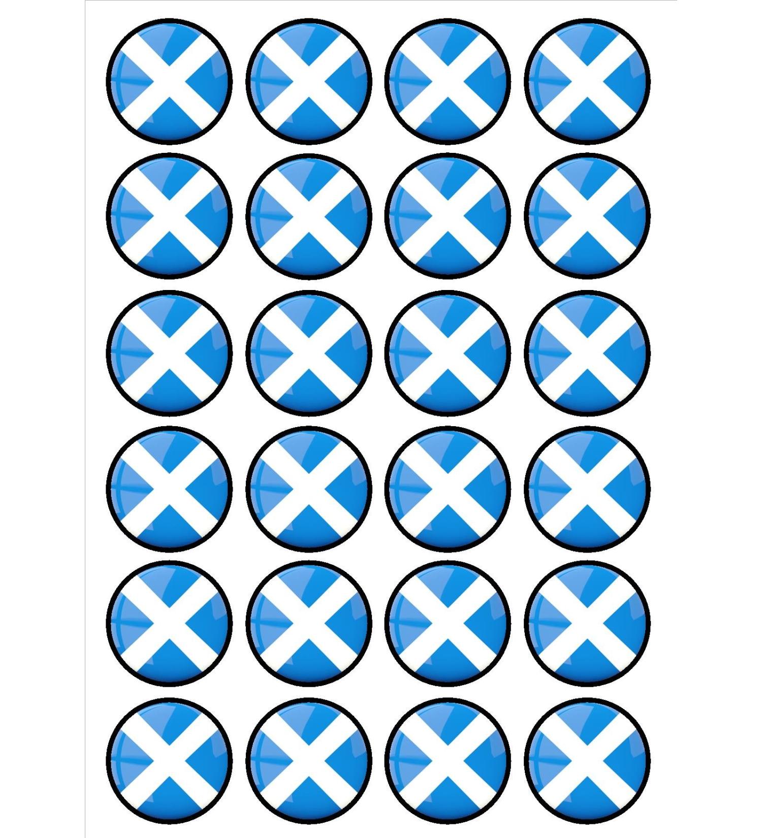 24 Edible Scottish Flag Cupcake Toppers Scotland Flag Six Nations Decorations Scottish Rugby Cake Decorations Six Nations Flags Scottish Flags Scottish Party Decorations Scotland Decorations R - Buy Online on GoSupps.com
