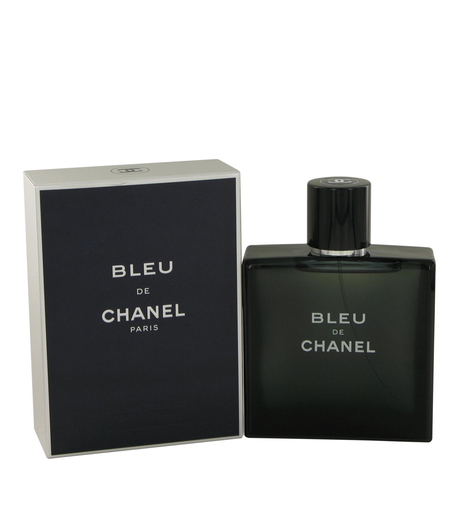 Chanel Bleu De Chanel 3.4 oz EAU DE TOILETTE SPRAY (for Men) Fresh Mint 3.4 Ounce (Pack of 1)