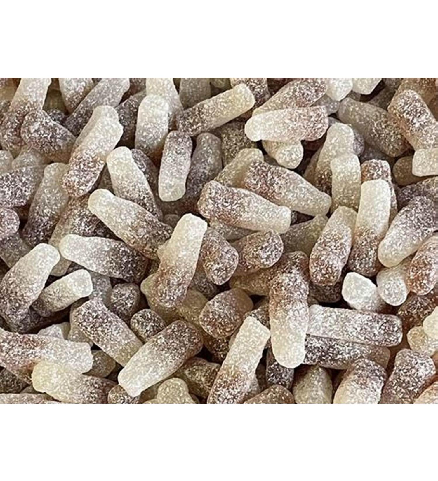 1kg Fizzy Cola Bottle Candy Pick & Mix Sweets Mixed Assortment Gummy Selection Resealable Pouch Share Bag