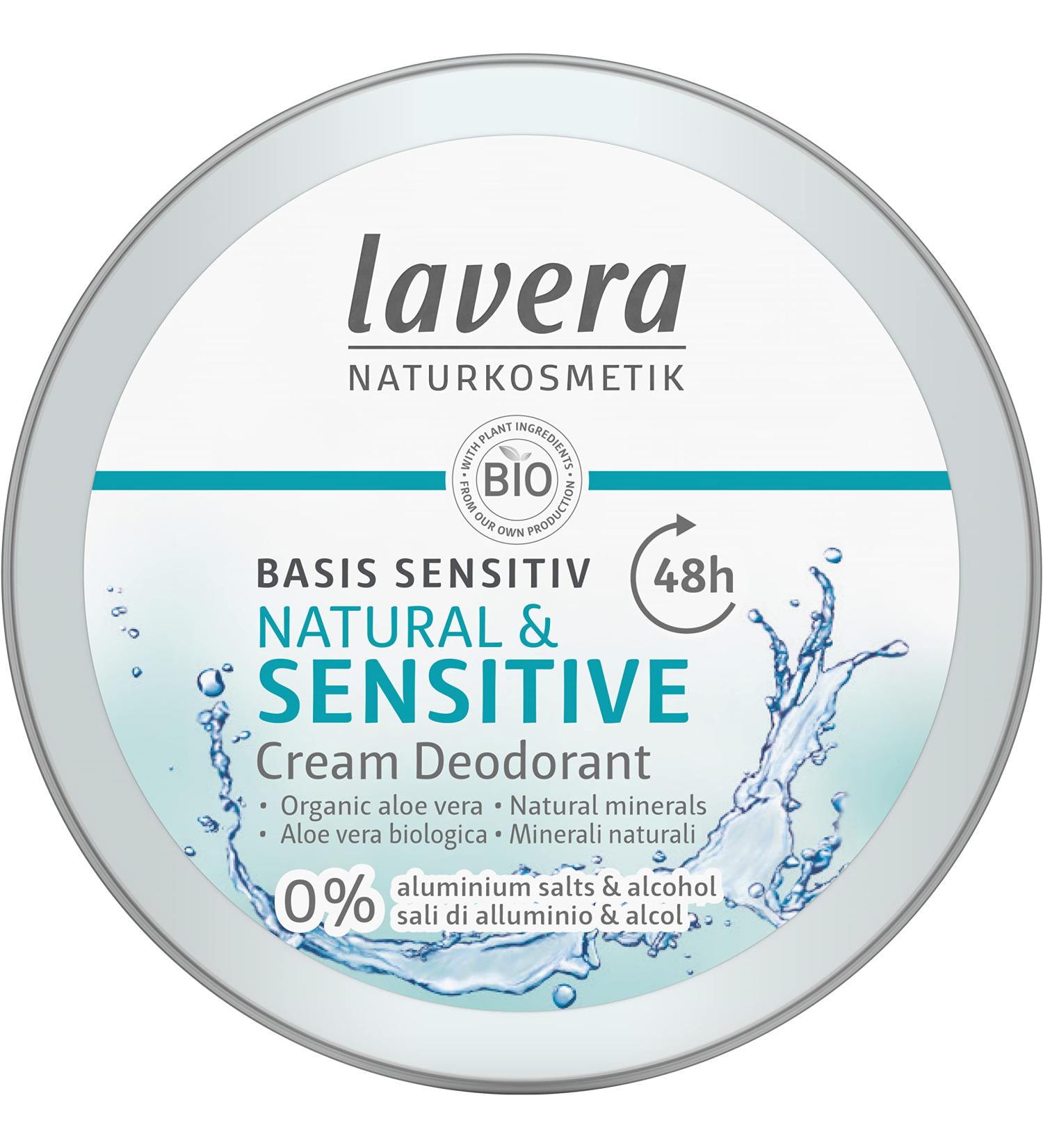 Lavera Organic Basic Sensitiv Deodorant Cream - Natural Aluminum-Free 1.69 fl oz | Shop Internationally - Buy Online on GoSupps.com