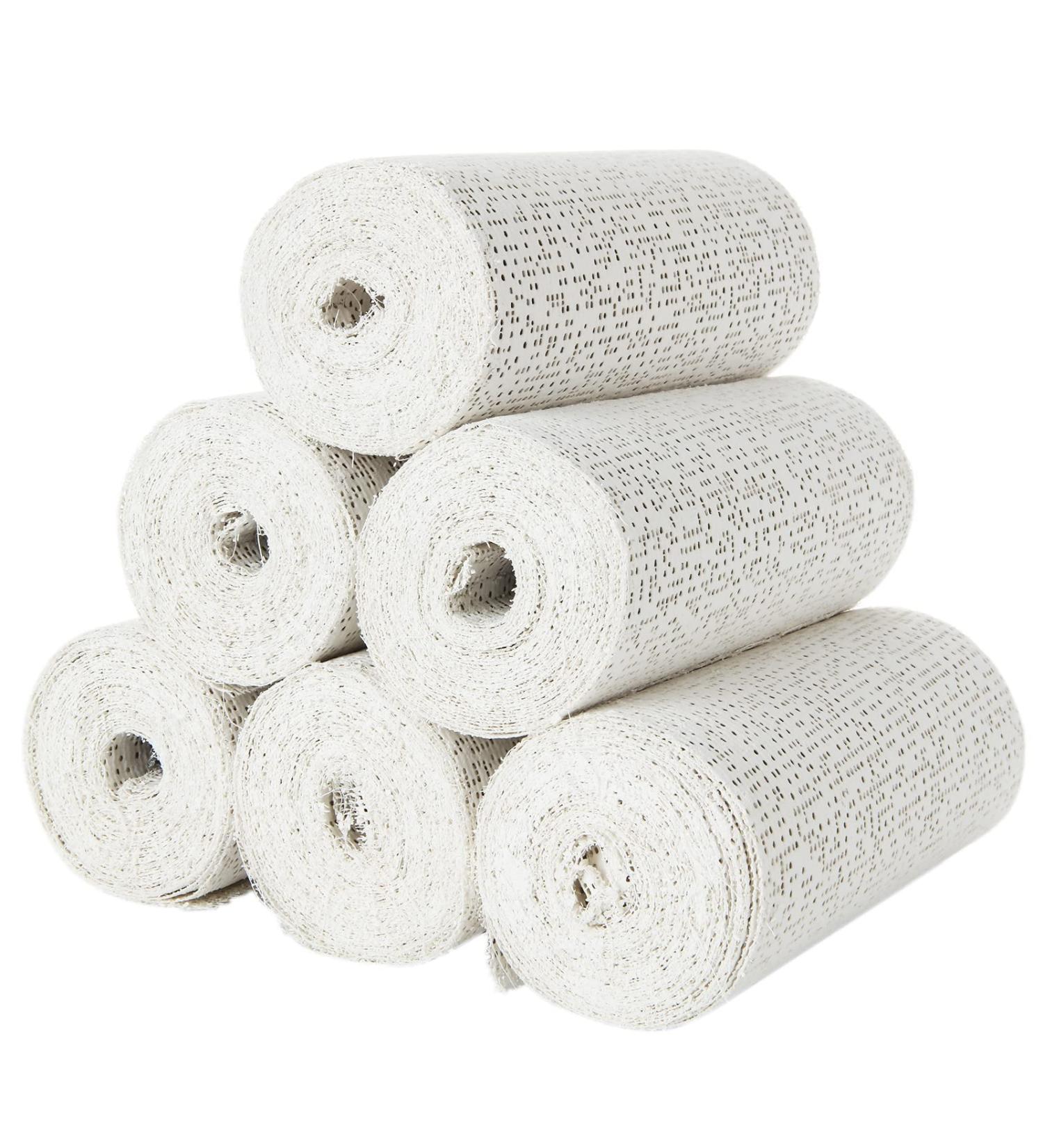 ZIQI 6 Pack Plaster Gauze Bandage for Crafts - 6 x 180 Rolls - Bulk Plaster Cloth Gauze Bandage for Masks, Scenery, Belly Cast - 6In x 15Ft - Buy Online on GoSupps.com